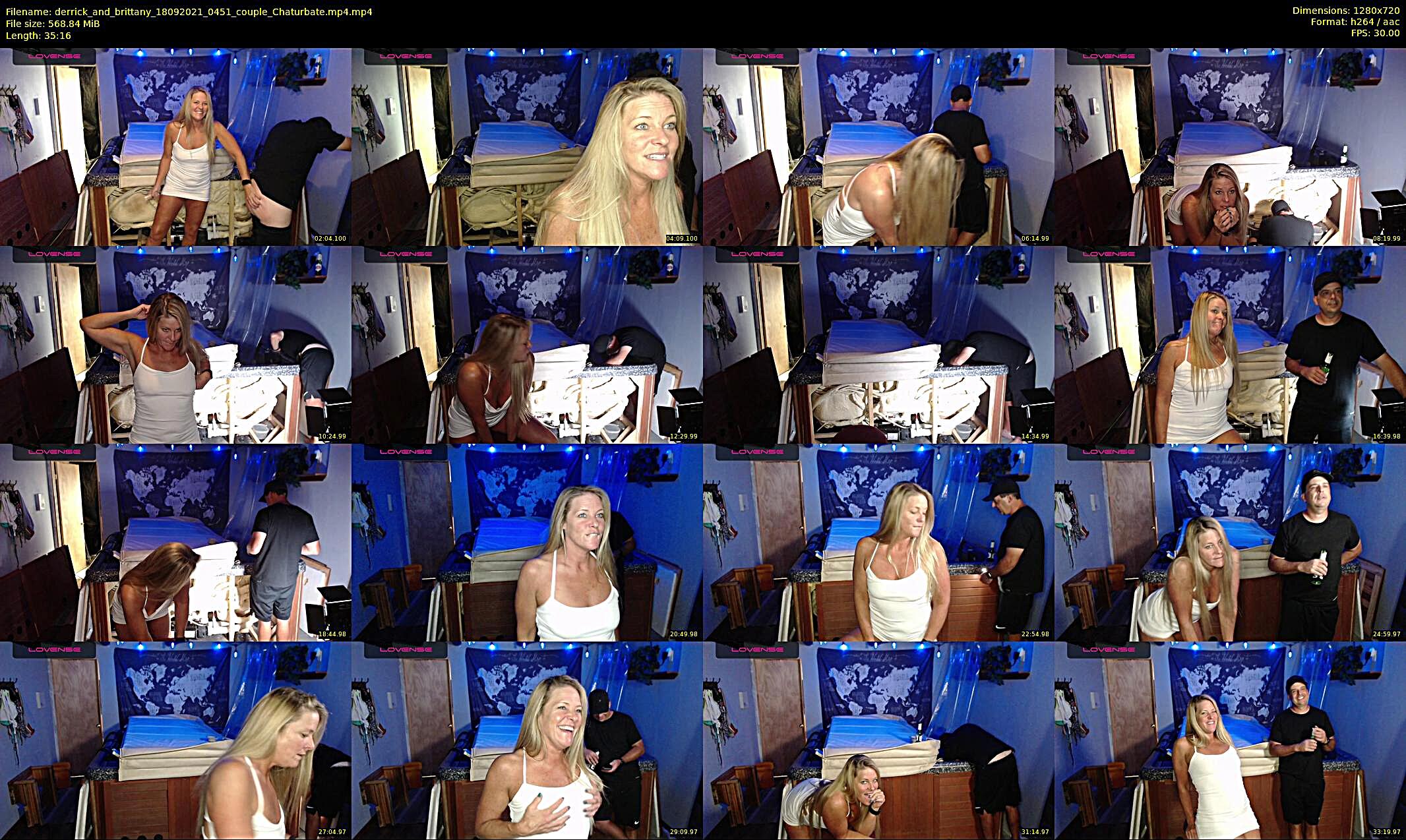 derrick_and_brittany — 36 minute Chaturbate couple cam show recording, 720p, Sep 18, 2021