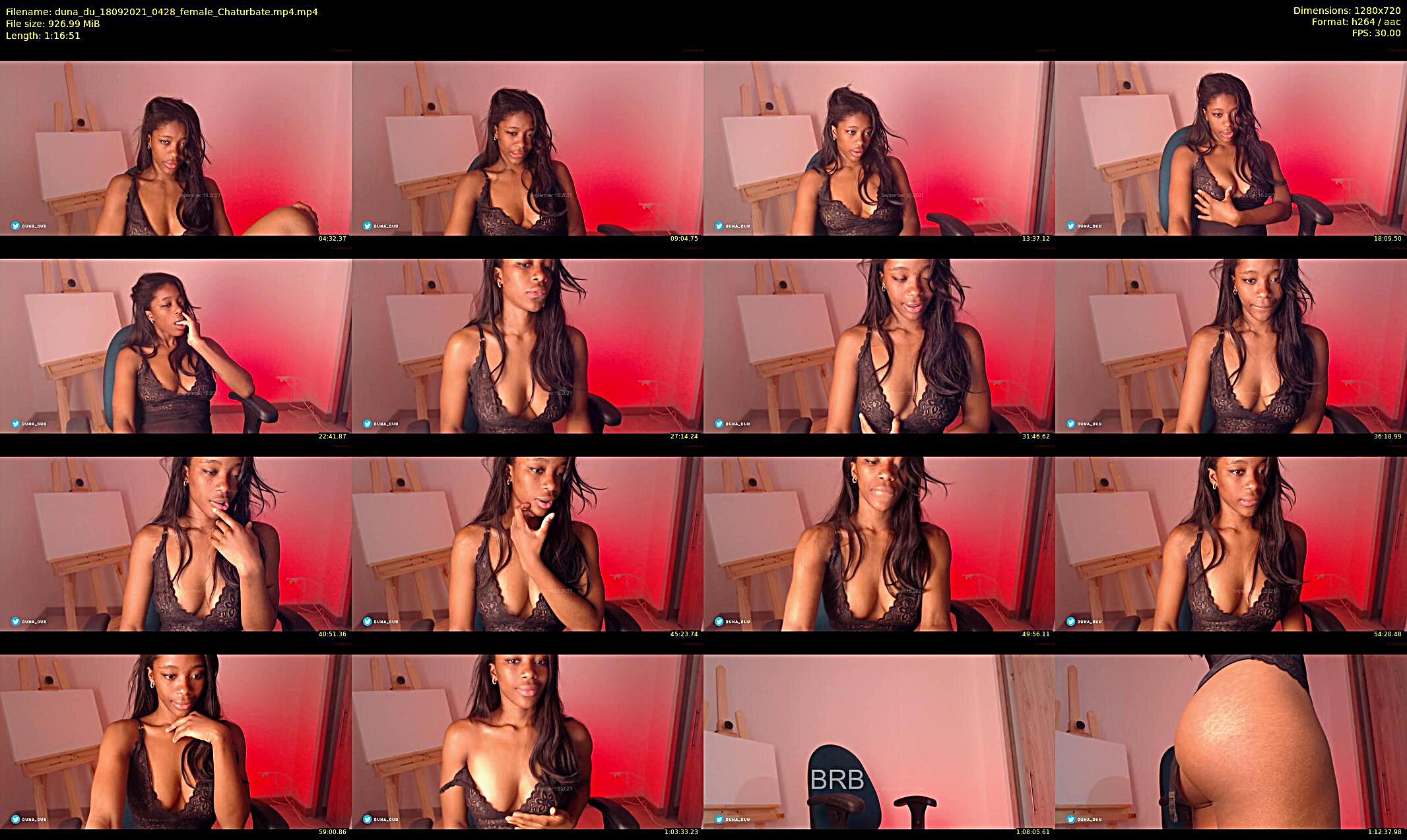 duna_du — 77 minute Chaturbate female cam show recording, 720p, Sep 18, 2021