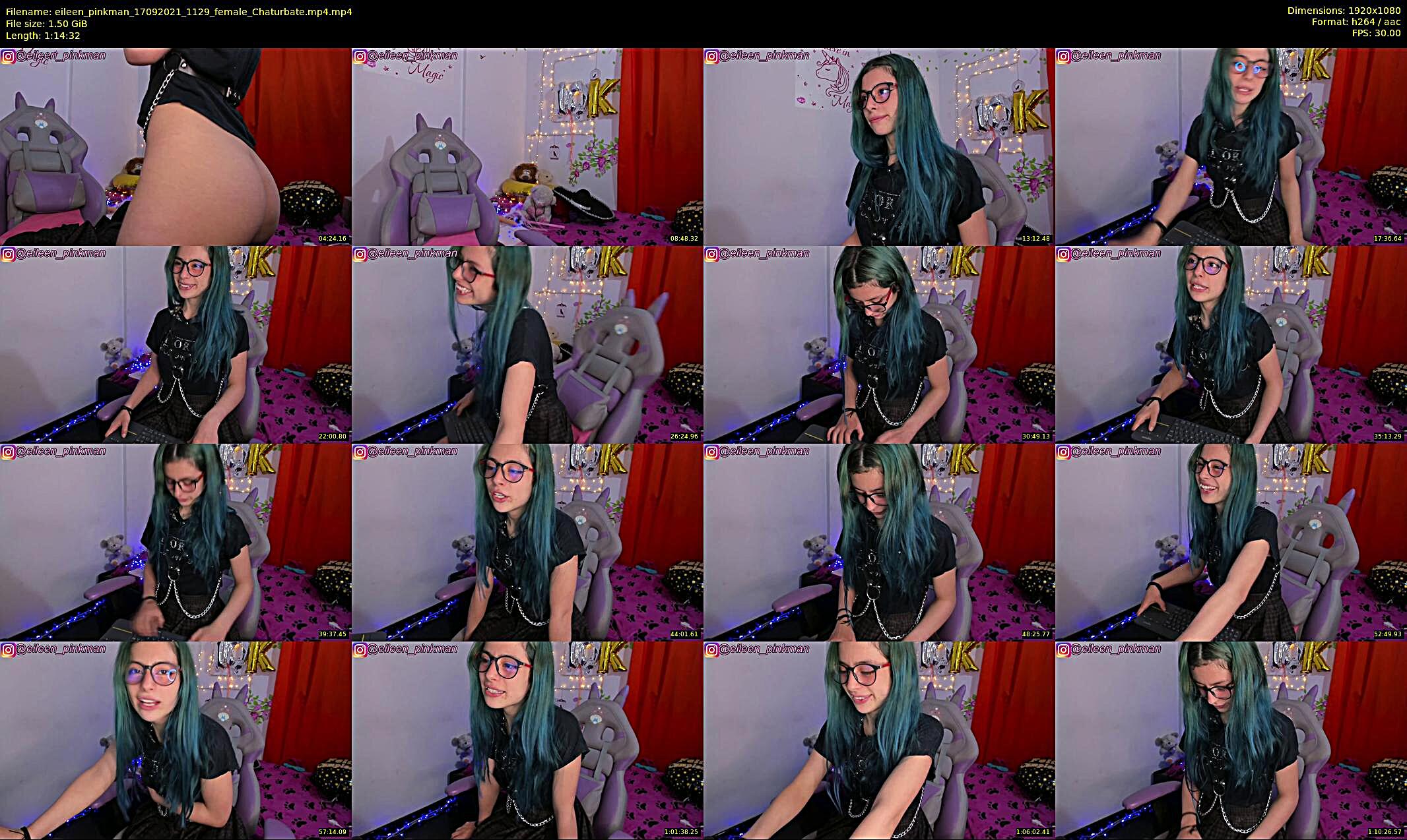 eileen_pinkman — 75 minute Chaturbate female cam show recording, 1080p, Sep 17, 2021
