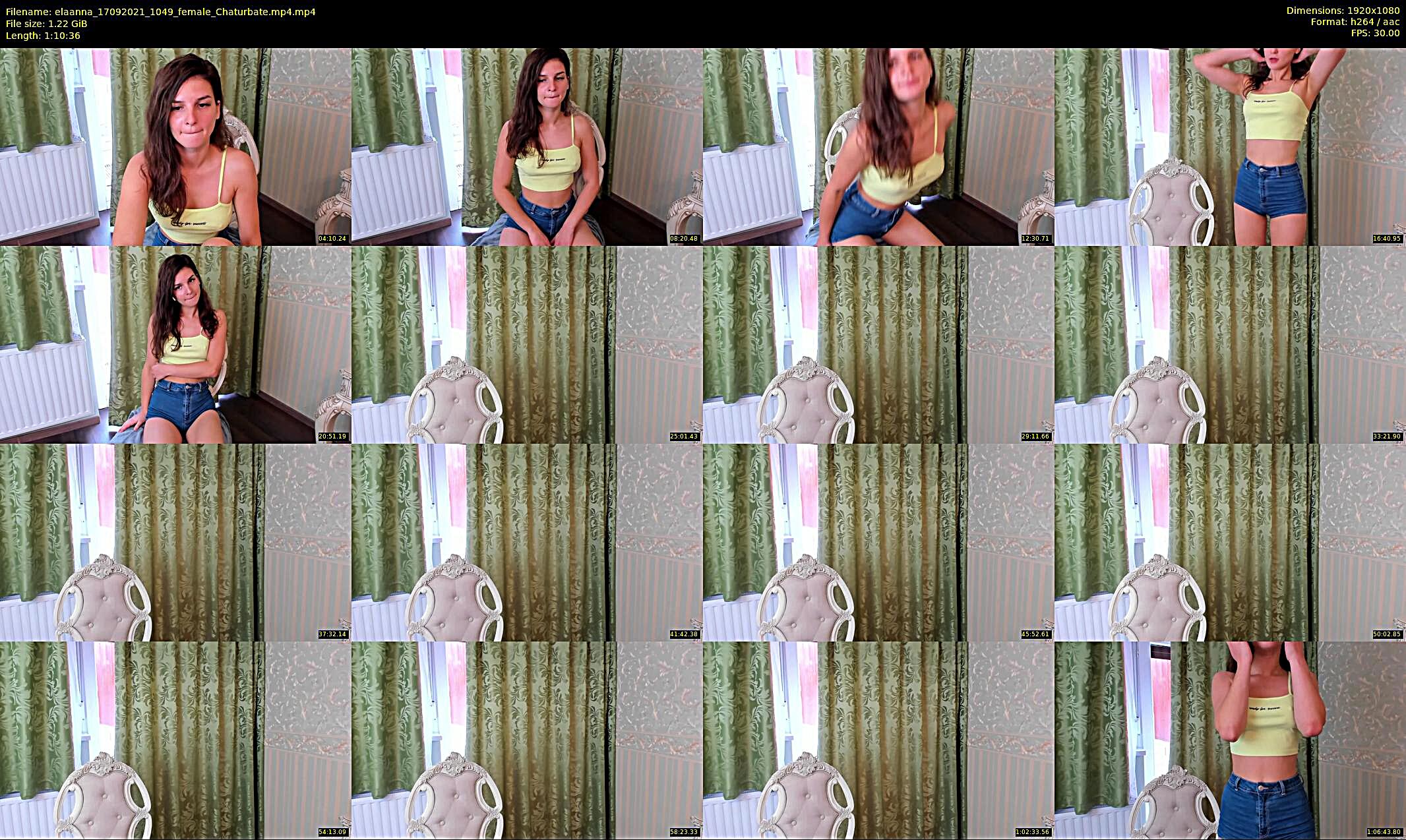 elaanna — 71 minute Chaturbate female cam show recording, 1080p, Sep 17, 2021