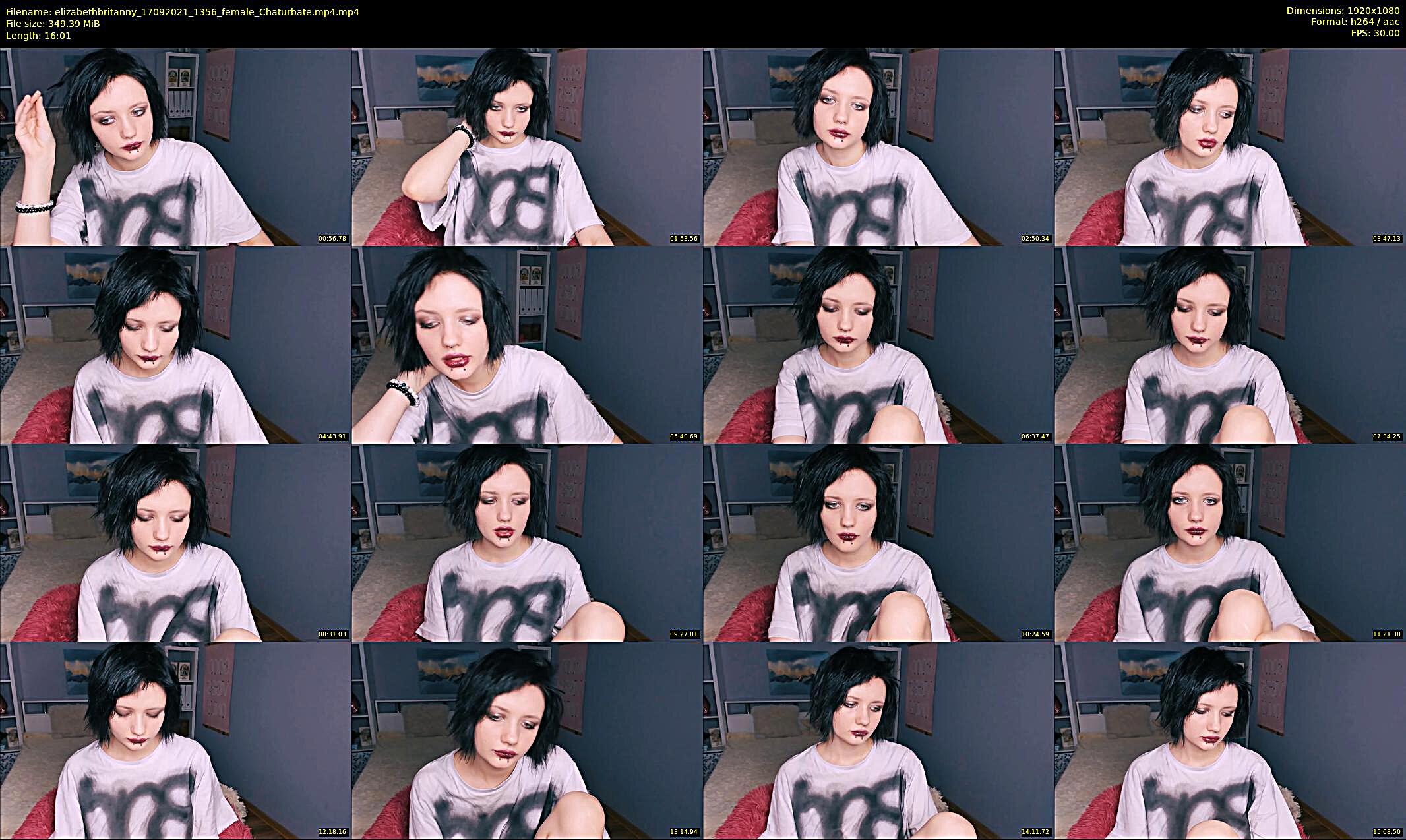 elizabethbritanny — 70 minute Chaturbate female cam show recording, 1080p, Sep 17, 2021