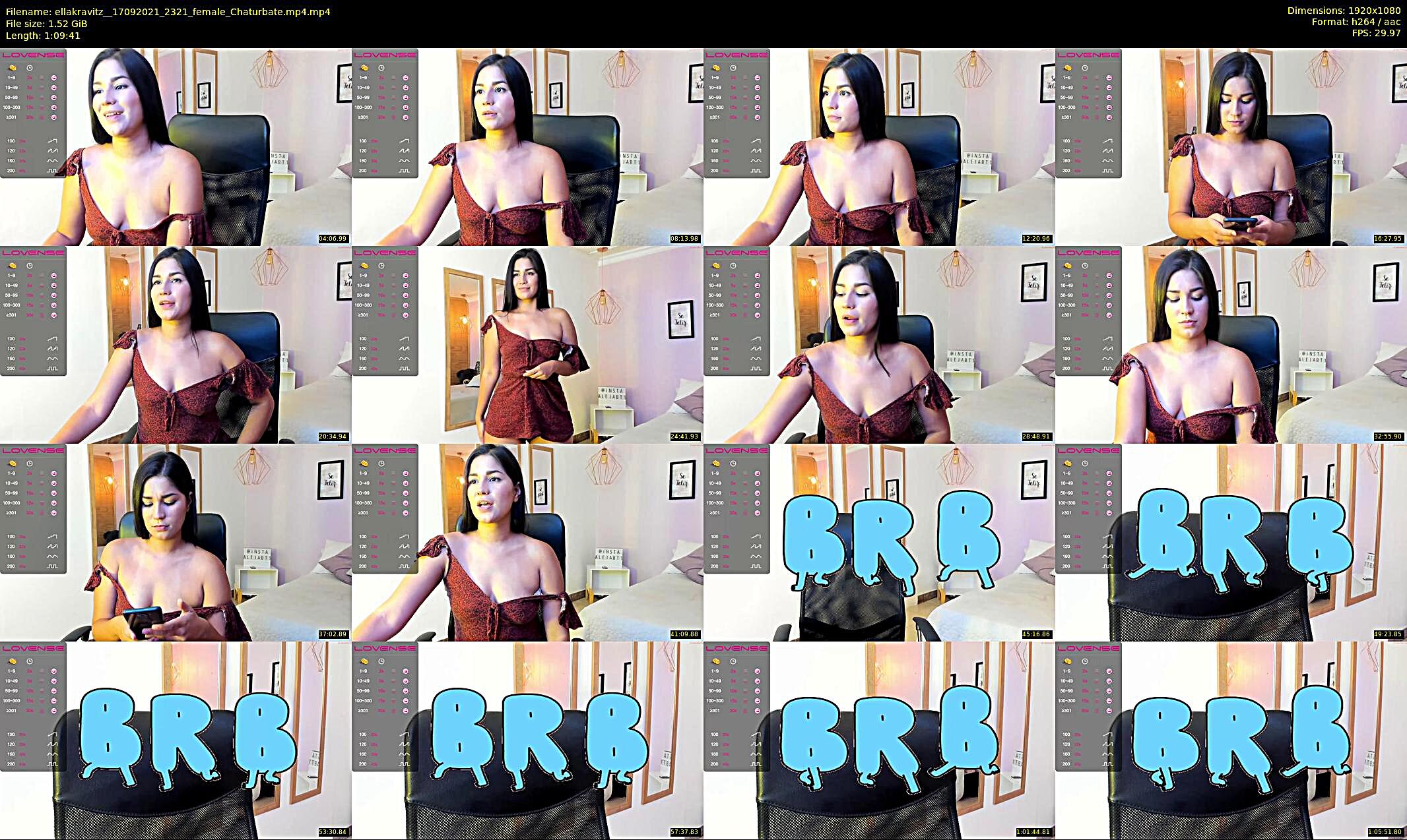 ellakravitz_ — 70 minute Chaturbate female cam show recording, 1080p, Sep 17, 2021
