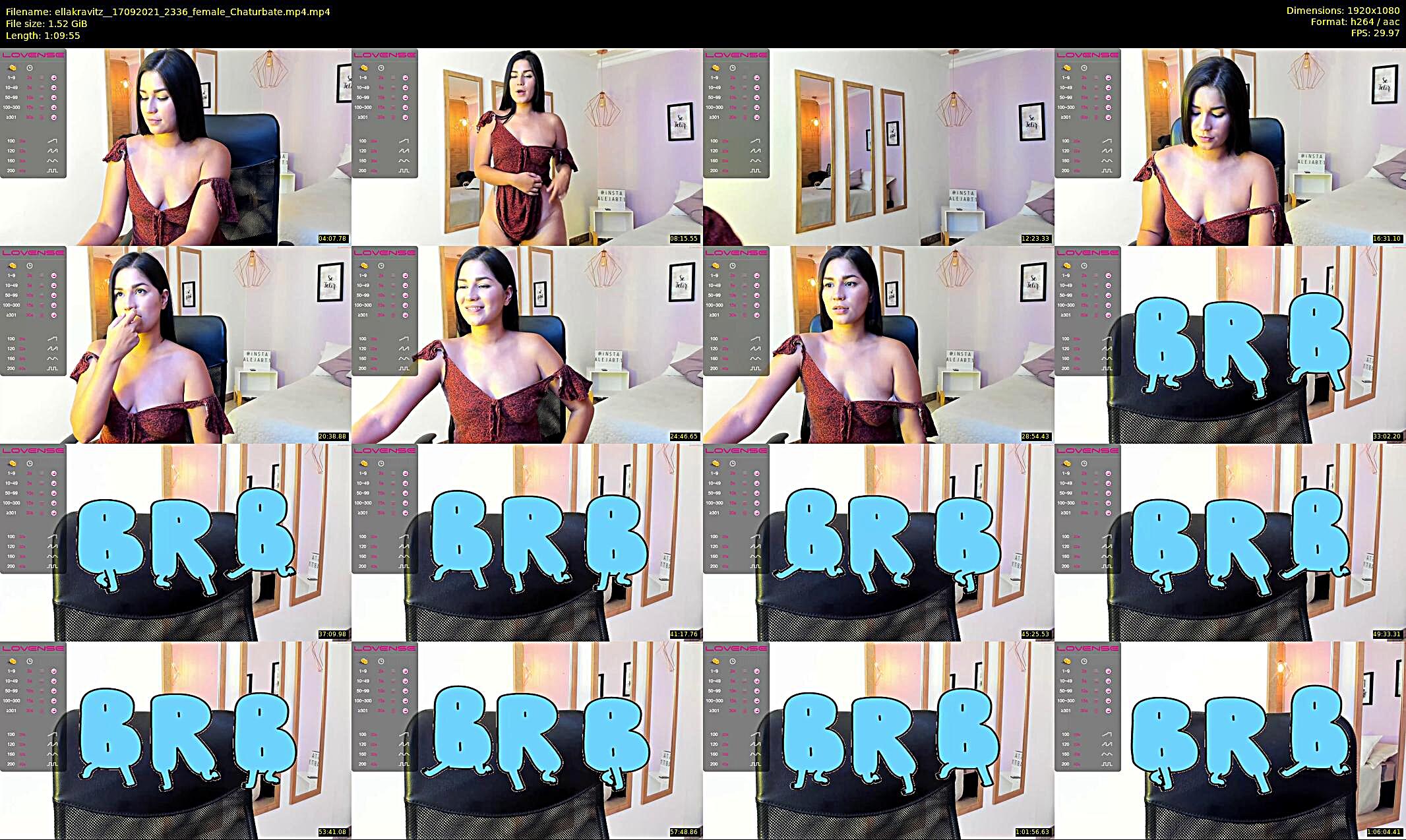 ellakravitz_ — 70 minute Chaturbate female cam show recording, 1080p, Sep 17, 2021