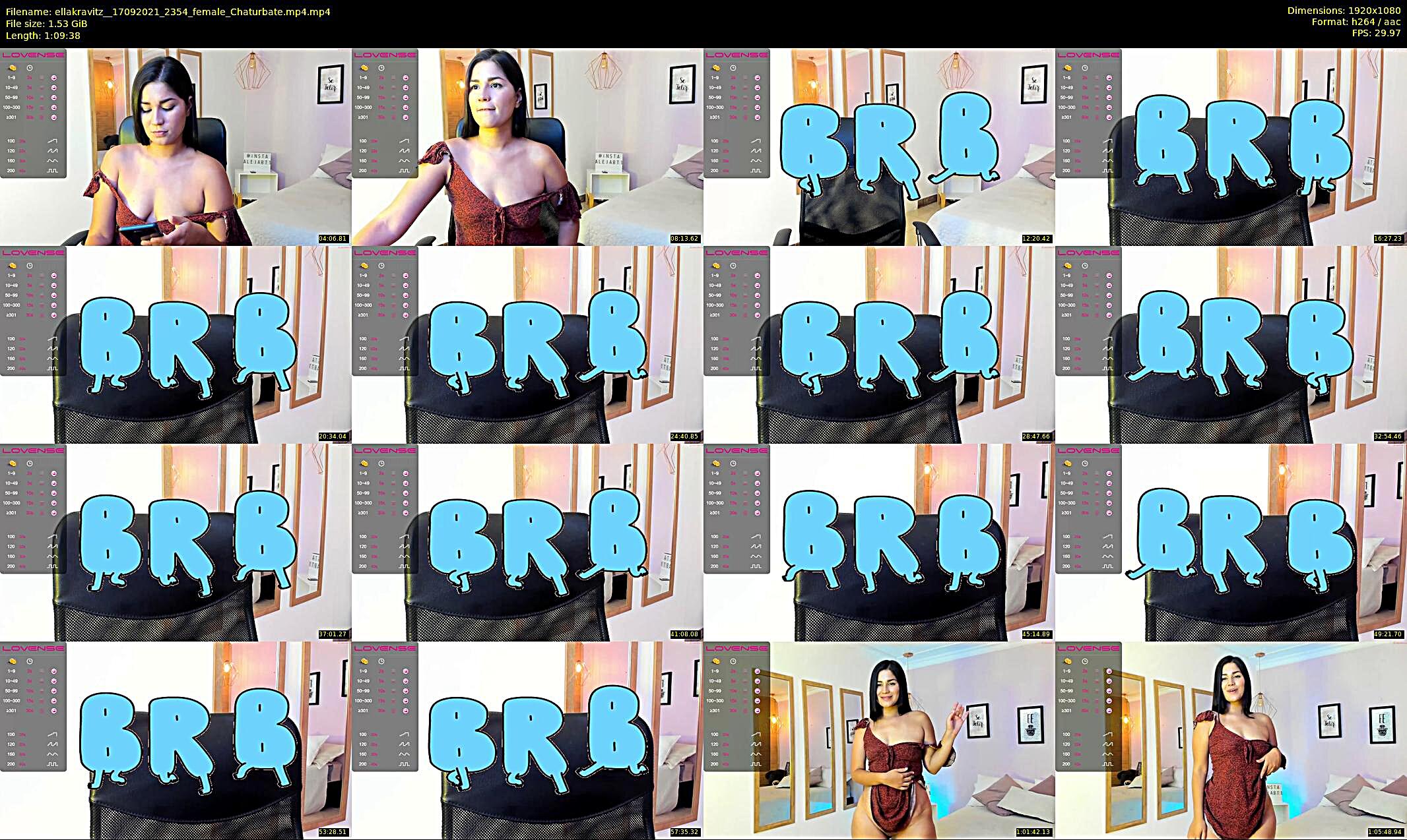 ellakravitz_ — 70 minute Chaturbate female cam show recording, 1080p, Sep 17, 2021