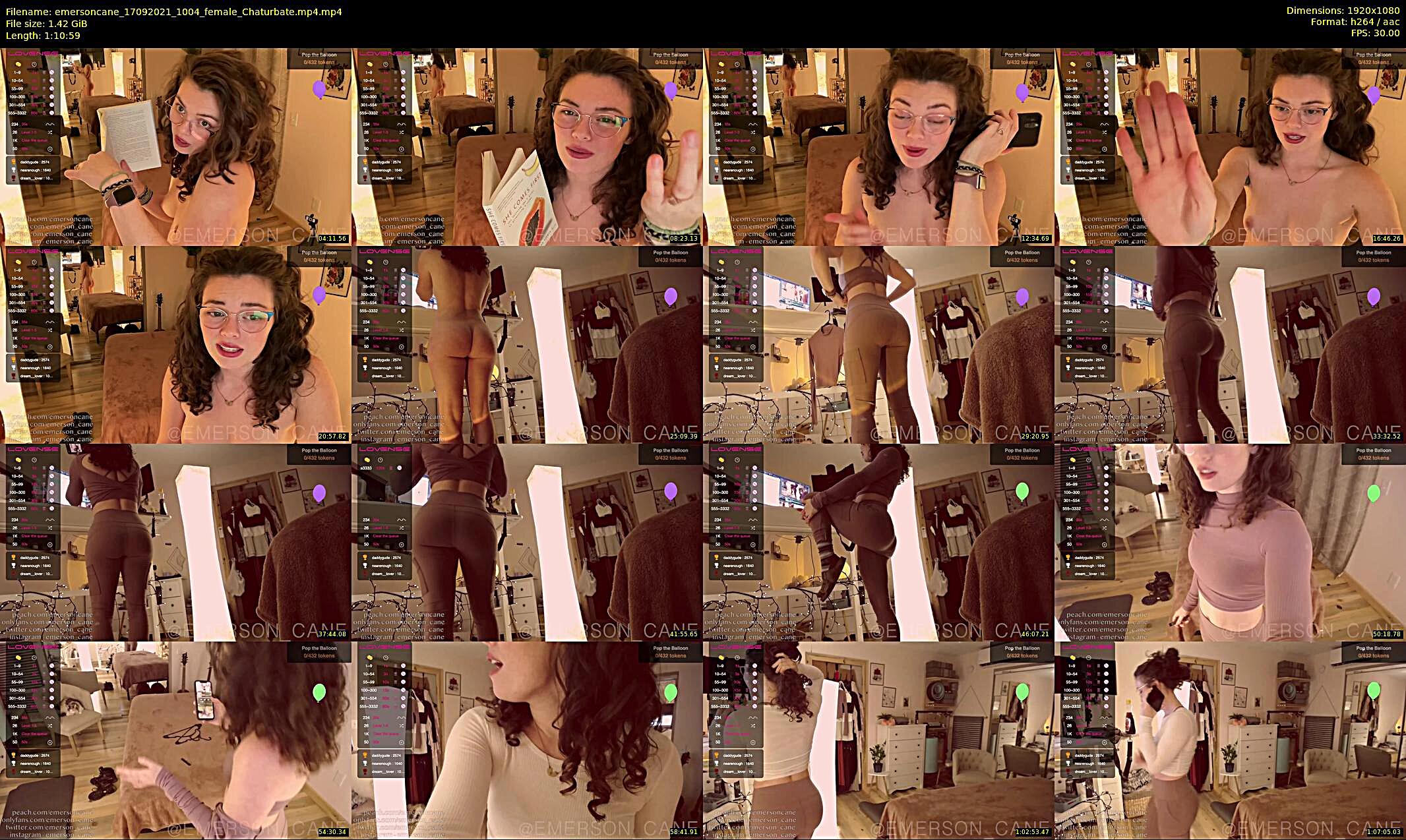 emersoncane — 71 minute Chaturbate female cam show recording, 1080p, Sep 17, 2021