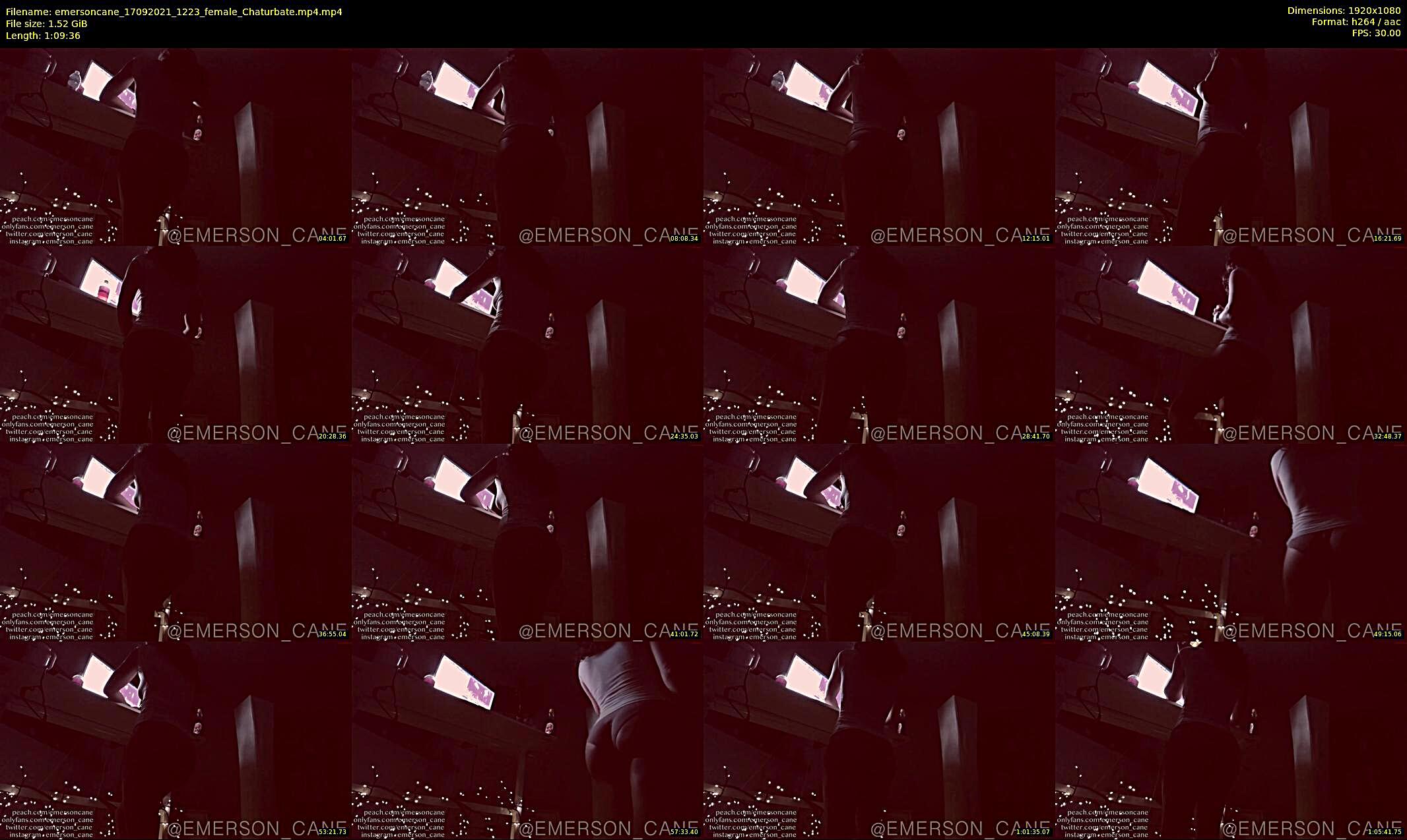 emersoncane — 70 minute Chaturbate female cam show recording, 1080p, Sep 17, 2021