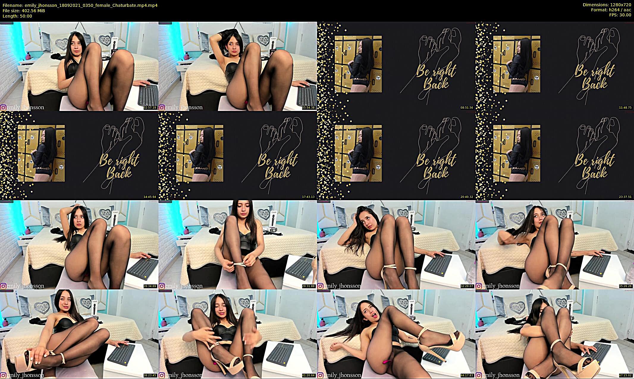 emily_jhonsson — 50 minute Chaturbate female cam show recording, 720p, Sep 18, 2021