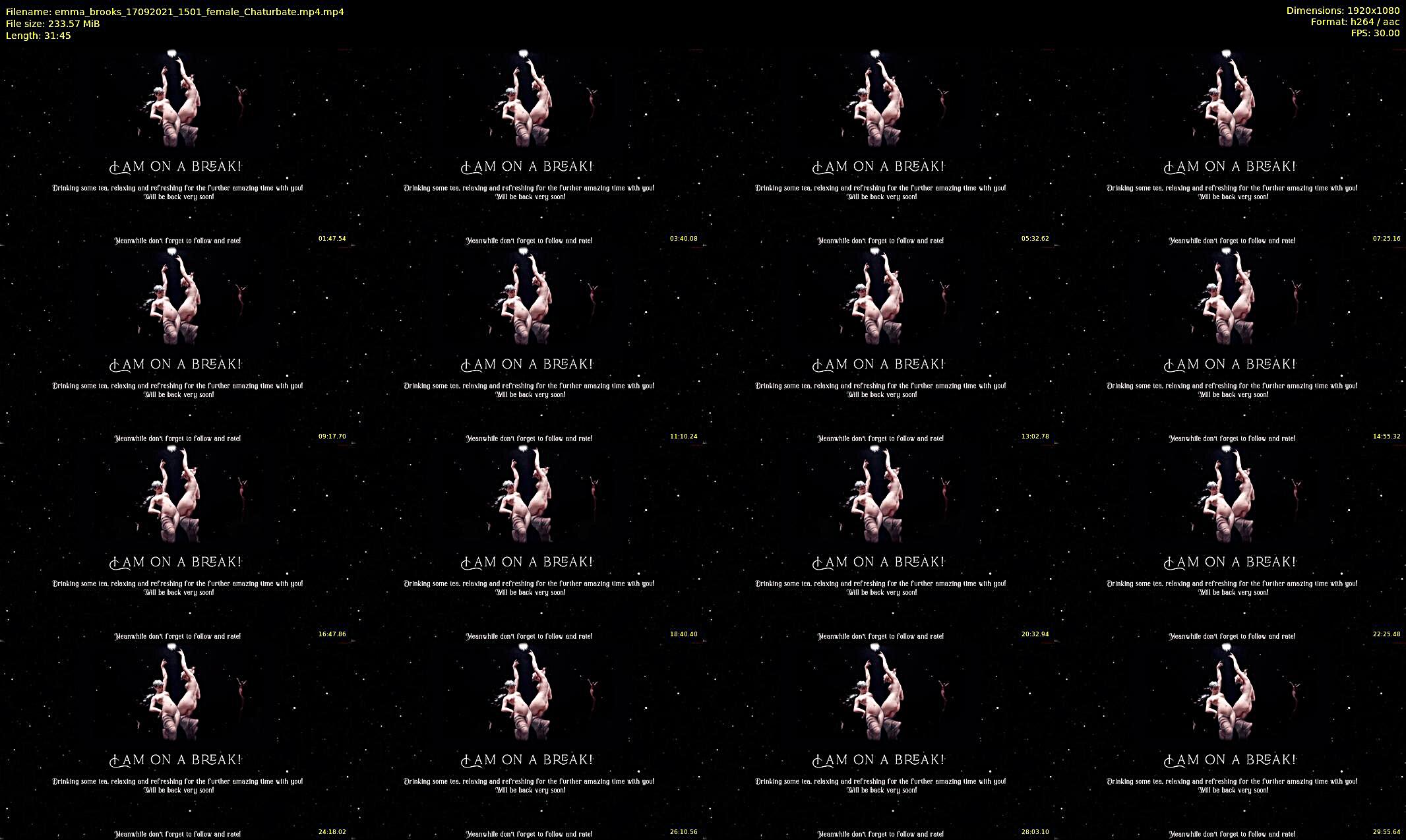 emma_brooks — 28 minute Chaturbate female cam show recording, 1080p, Sep 17, 2021