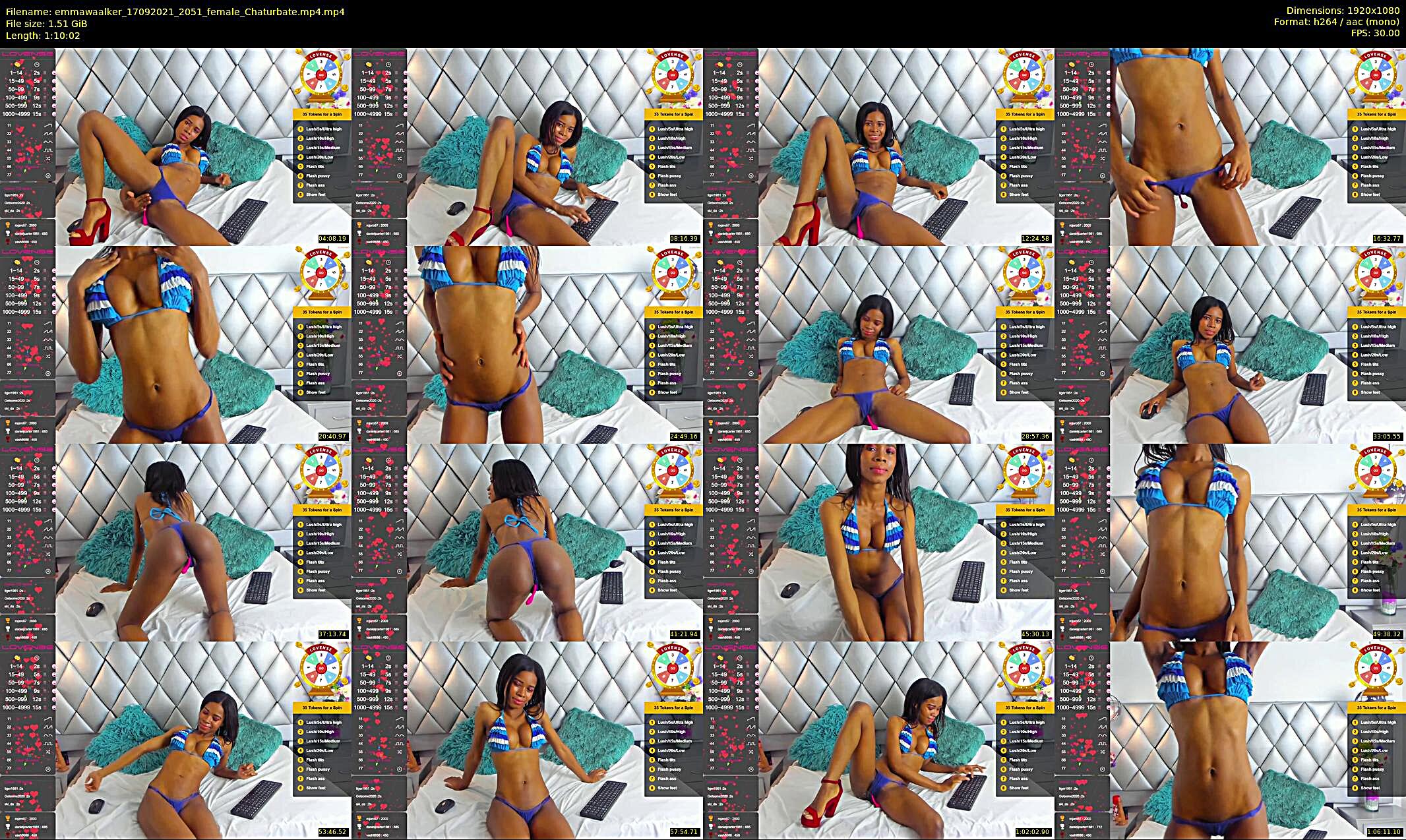 emmawaalker — 71 minute Chaturbate female cam show recording, 1080p, Sep 17, 2021