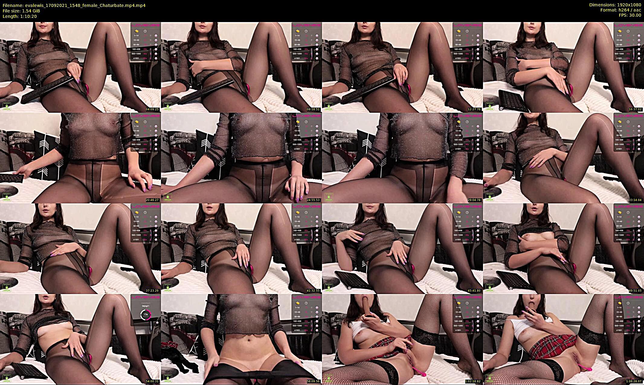evalewis — 71 minute Chaturbate female cam show recording, 1080p, Sep 17, 2021