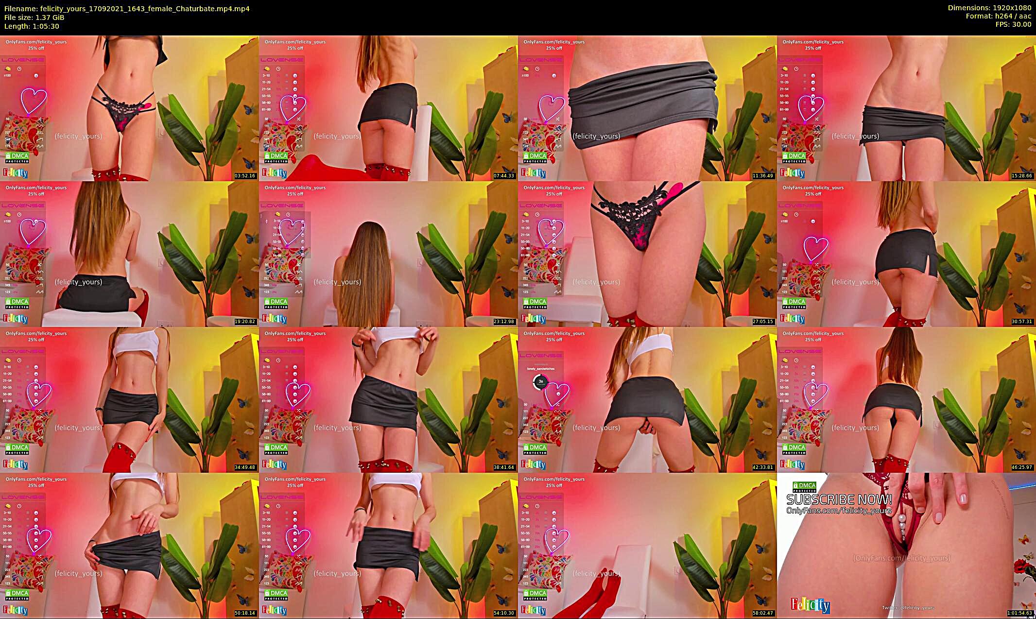 felicity_yours — 66 minute Chaturbate female cam show recording, 1080p, Sep 17, 2021