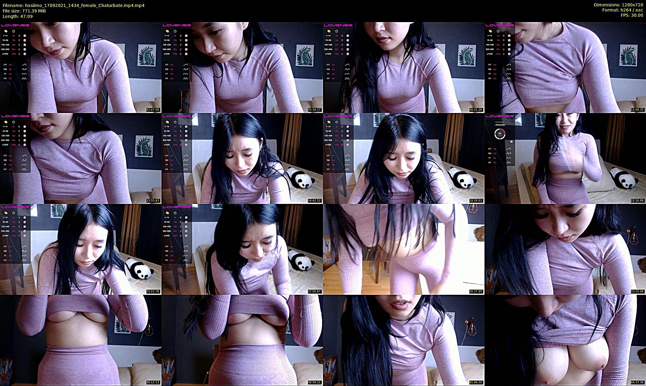 hasiimo — 48 minute Chaturbate female cam show recording, 720p, Sep 17, 2021