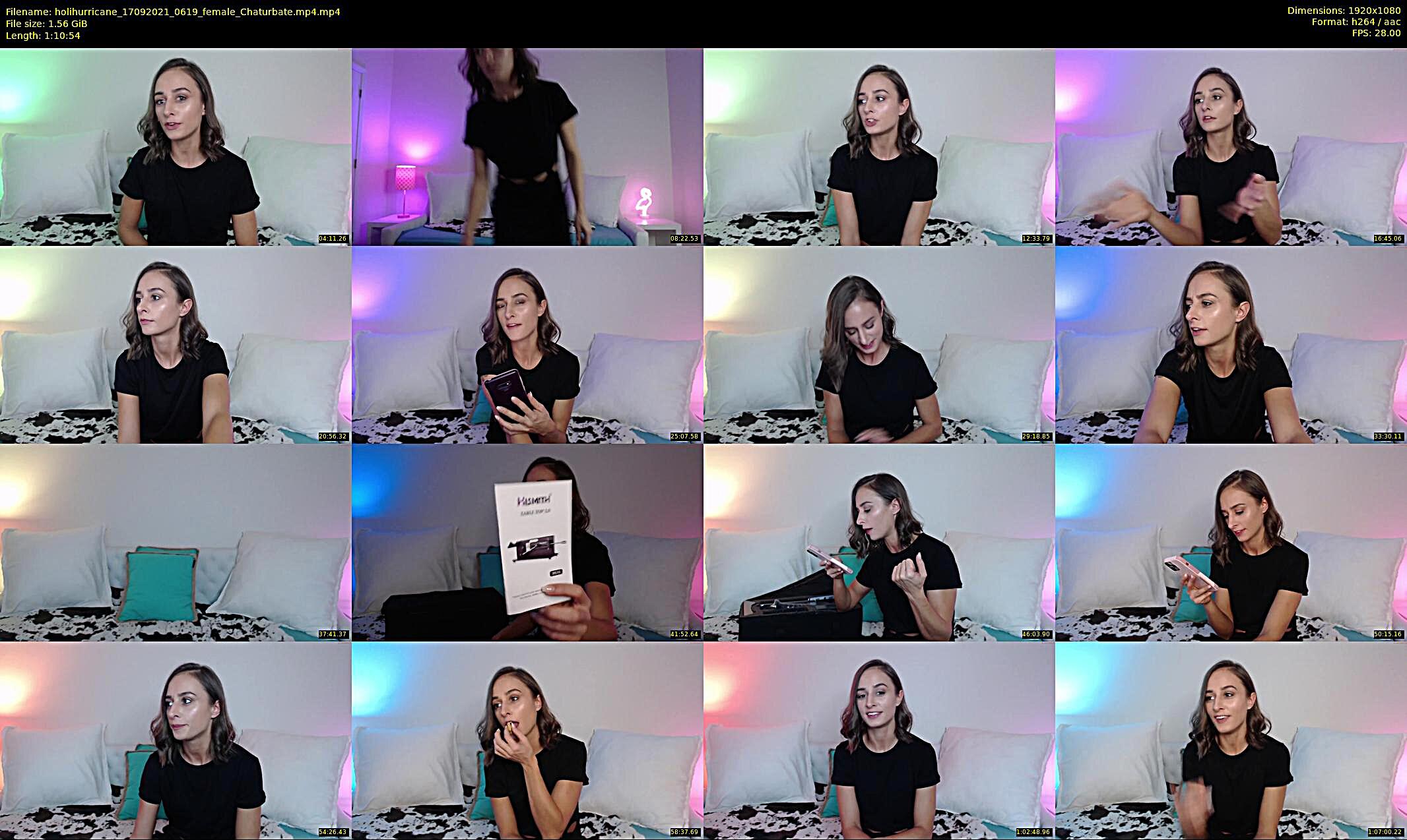 holihurricane — 71 minute Chaturbate female cam show recording, 1080p, Sep 17, 2021