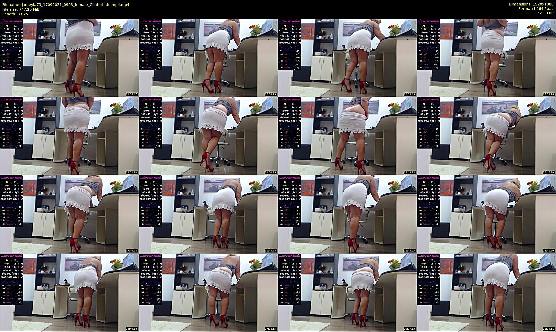 jameyla73 — 34 minute Chaturbate female cam show recording, 1080p, Sep 17, 2021