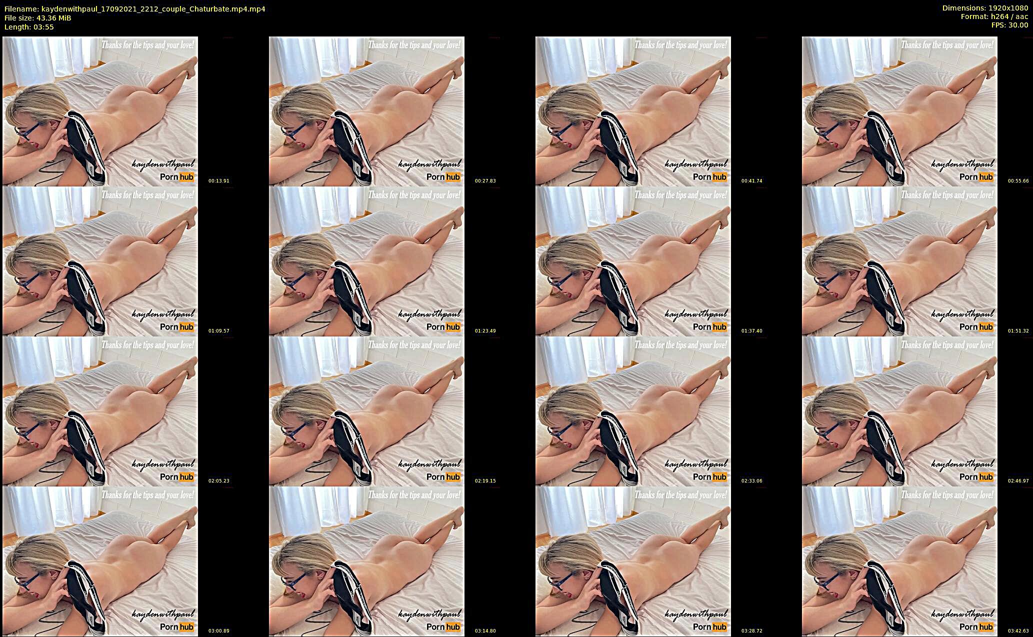 kaydenwithpaul — 4 minute Chaturbate couple cam show recording, 1080p, Sep 17, 2021