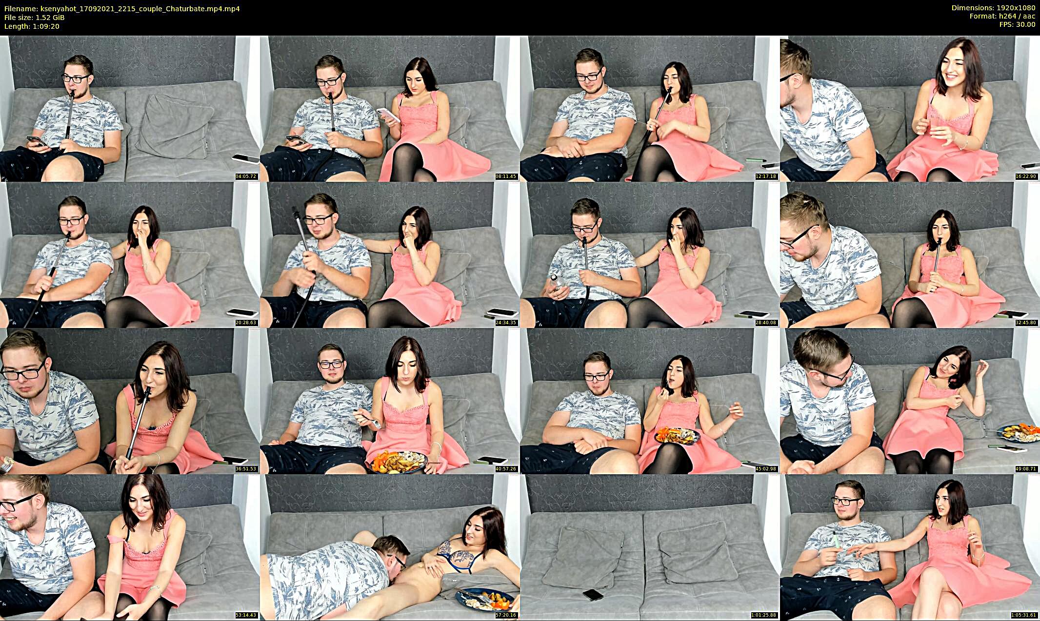 ksenyahot — 70 minute Chaturbate couple cam show recording, 1080p, Sep 17, 2021
