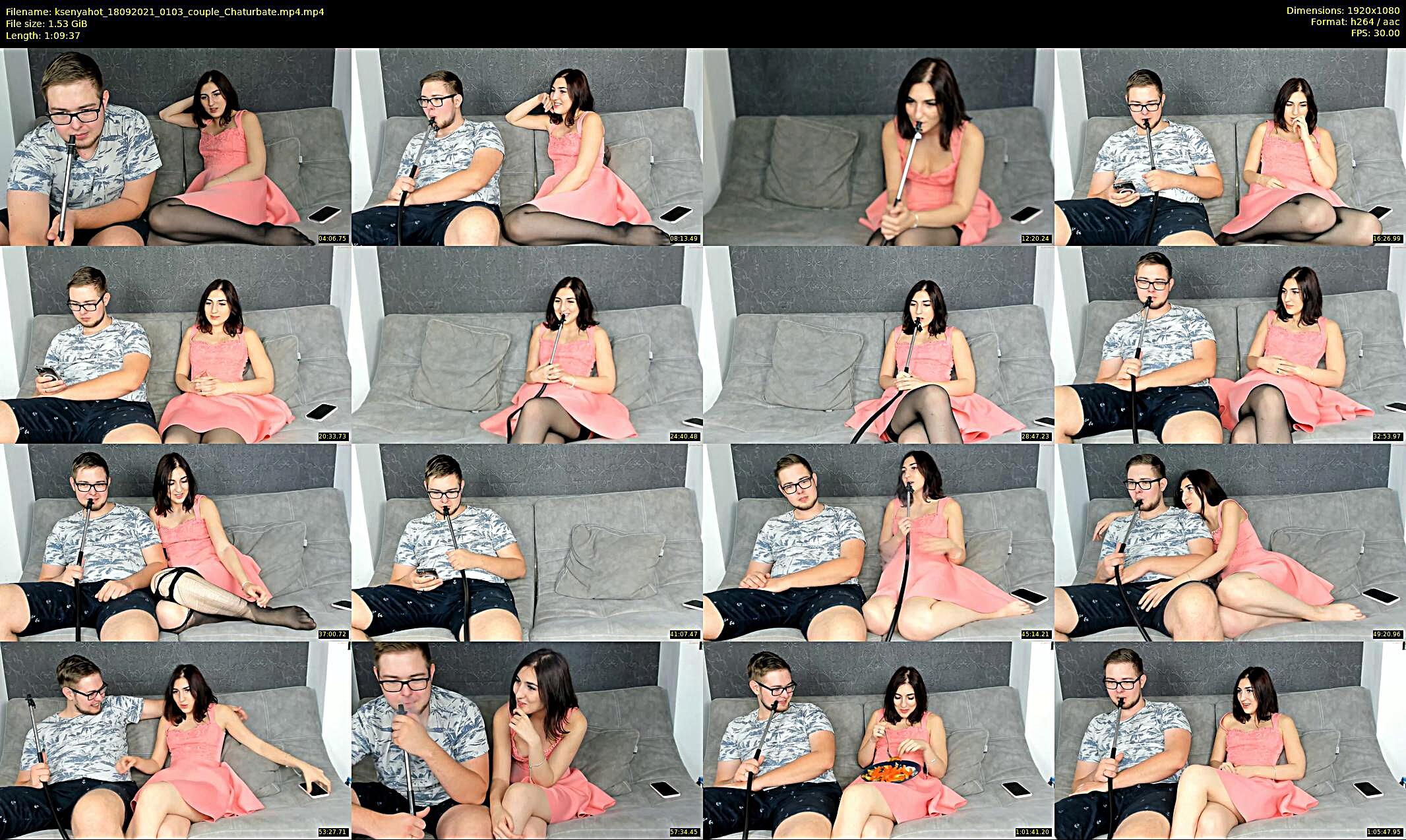 ksenyahot — 70 minute Chaturbate couple cam show recording, 1080p, Sep 18, 2021