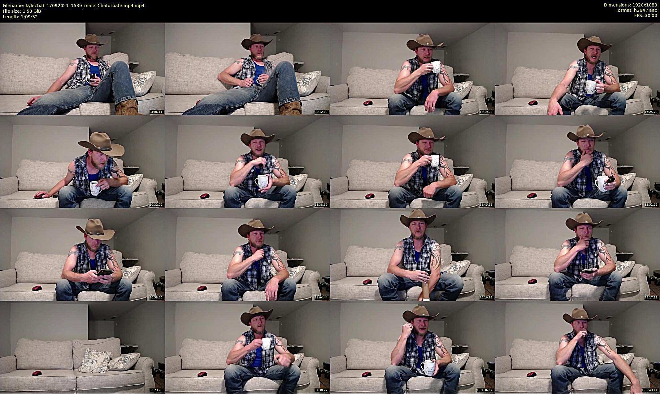 kylechat — 70 minute Chaturbate male cam show recording, 1080p, Sep 17, 2021