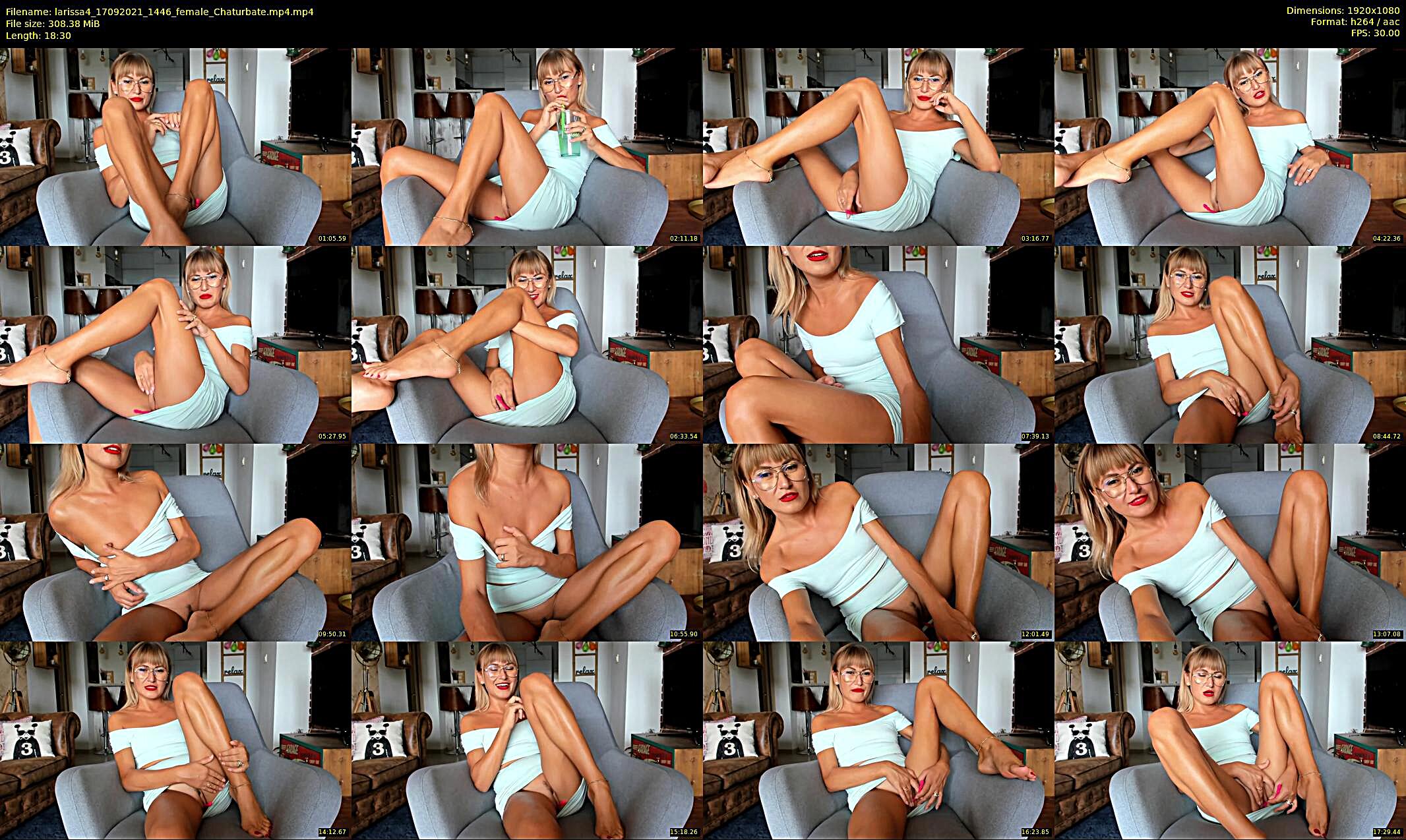 larissa4 — 19 minute Chaturbate female cam show recording, 1080p, Sep 17, 2021