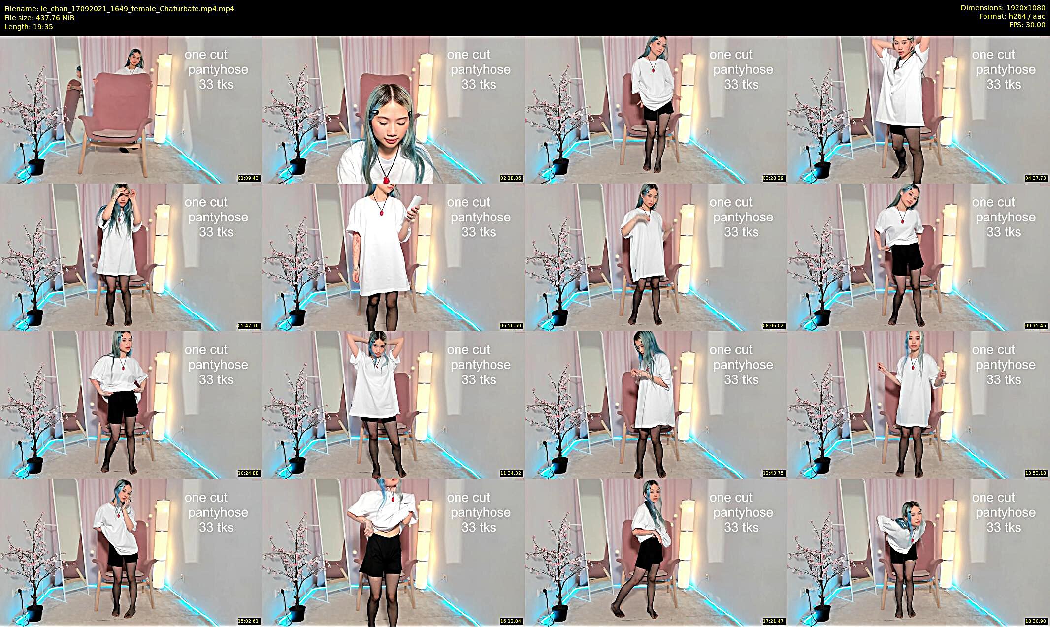 le_chan — 20 minute Chaturbate female cam show recording, 1080p, Sep 17, 2021