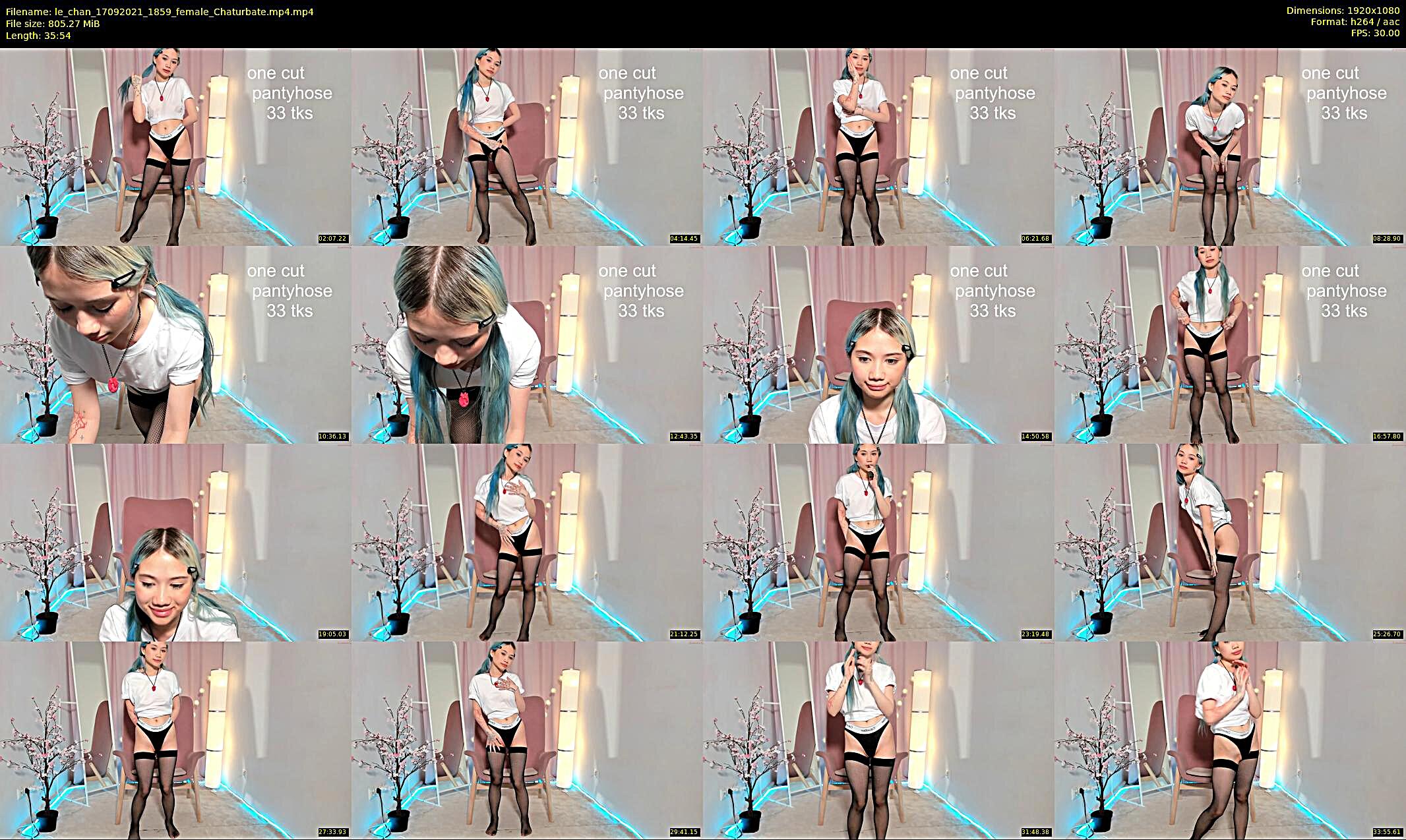 le_chan — 36 minute Chaturbate female cam show recording, 1080p, Sep 17, 2021