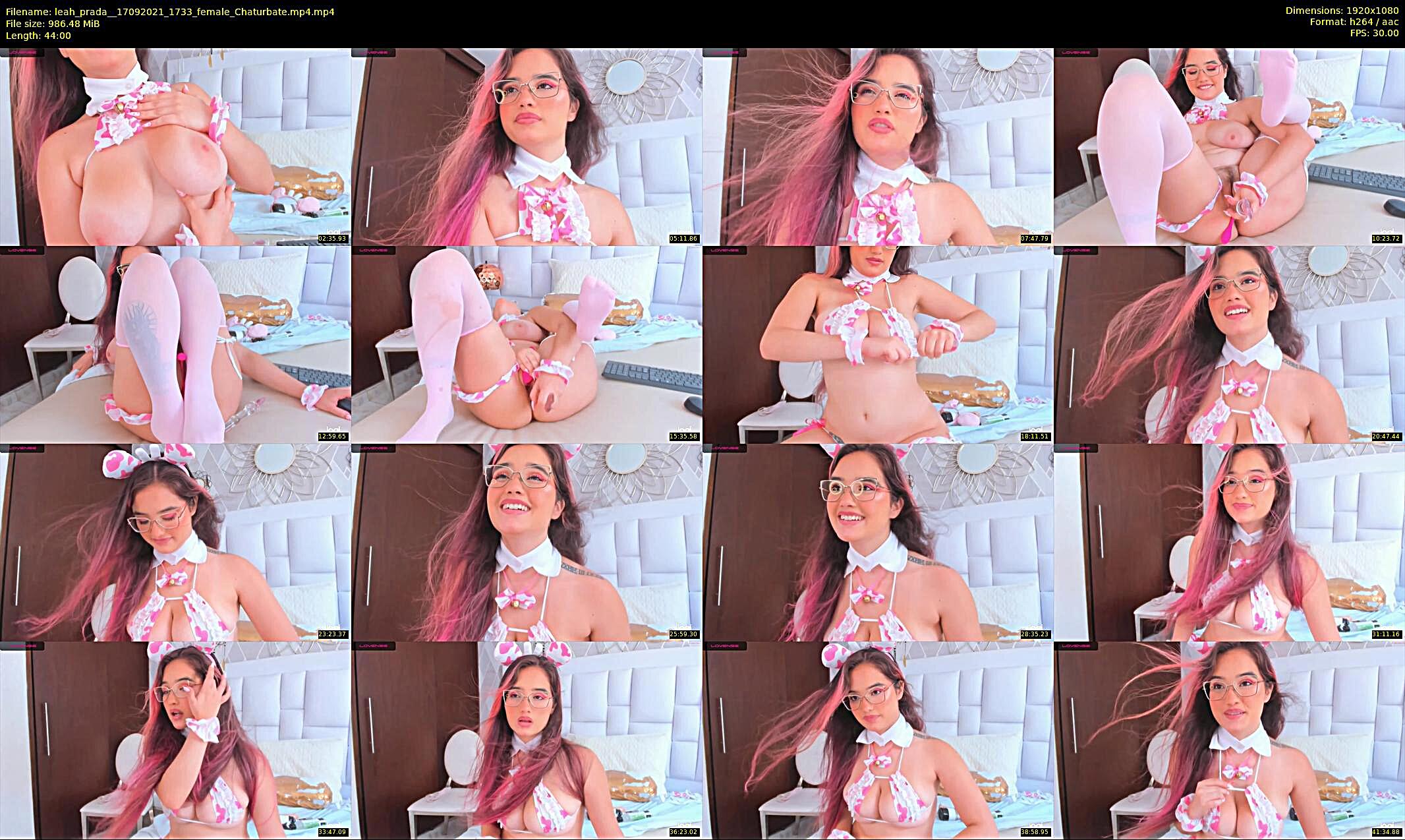 leah_prada_ — 7 minute Chaturbate female cam show recording, 1080p, Sep 17, 2021