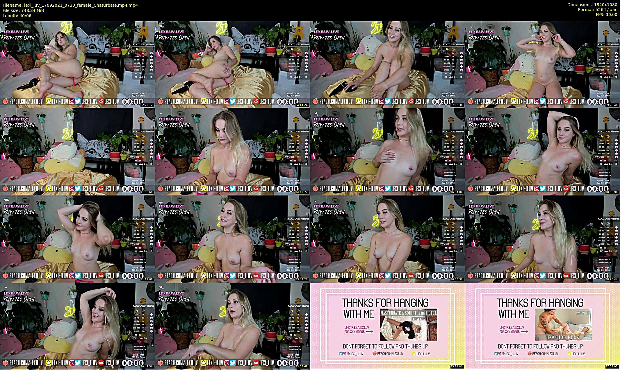 lexi_luv — 41 minute Chaturbate female cam show recording, 1080p, Sep 17, 2021