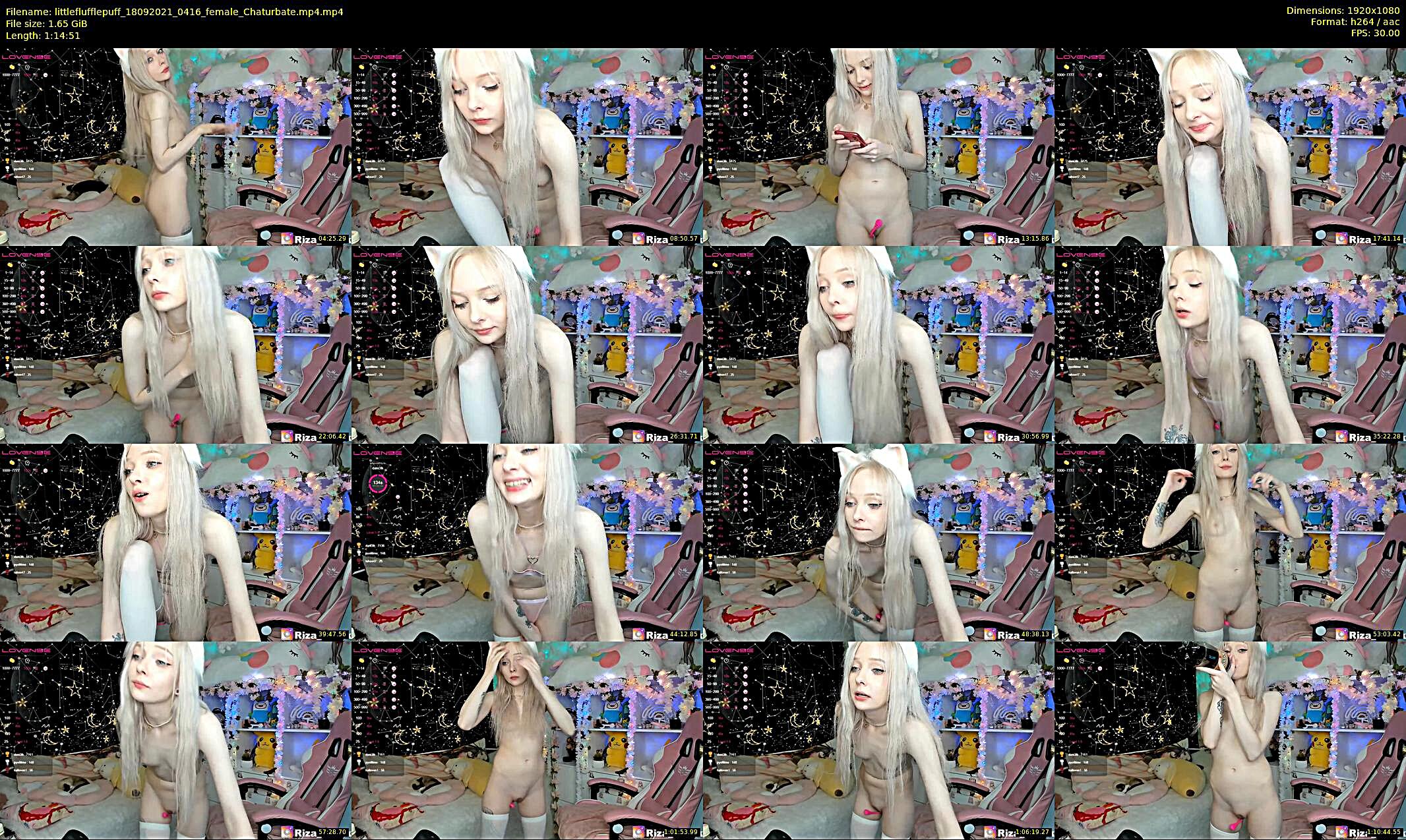 littleflufflepuff — 75 minute Chaturbate female cam show recording, 1080p, Sep 18, 2021