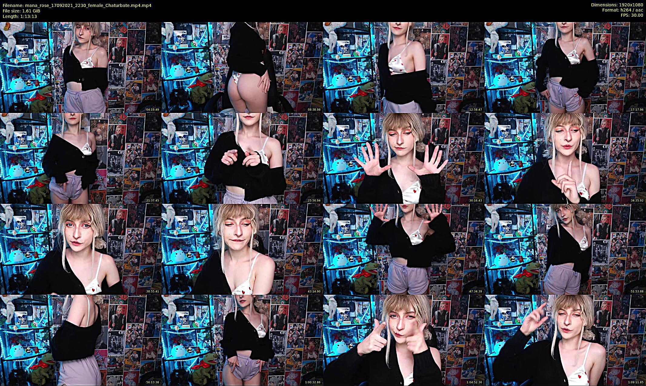 mana_rose — 74 minute Chaturbate female cam show recording, 1080p, Sep 17, 2021