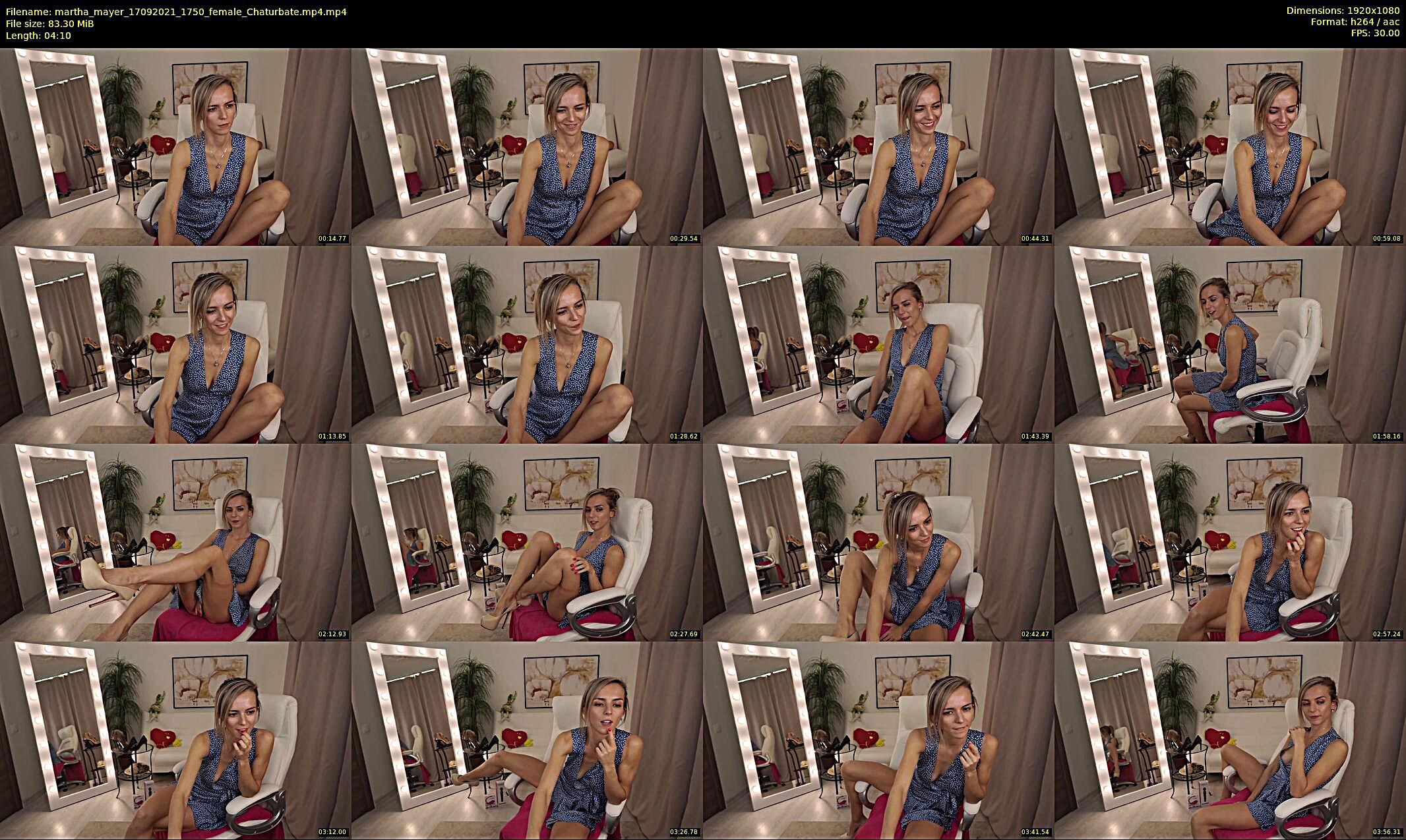 martha_mayer — 5 minute Chaturbate female cam show recording, 1080p, Sep 17, 2021