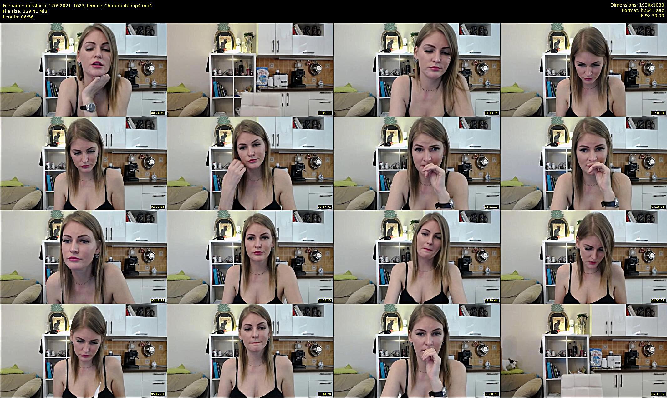 misslucci — 7 minute Chaturbate female cam show recording, 1080p, Sep 17, 2021