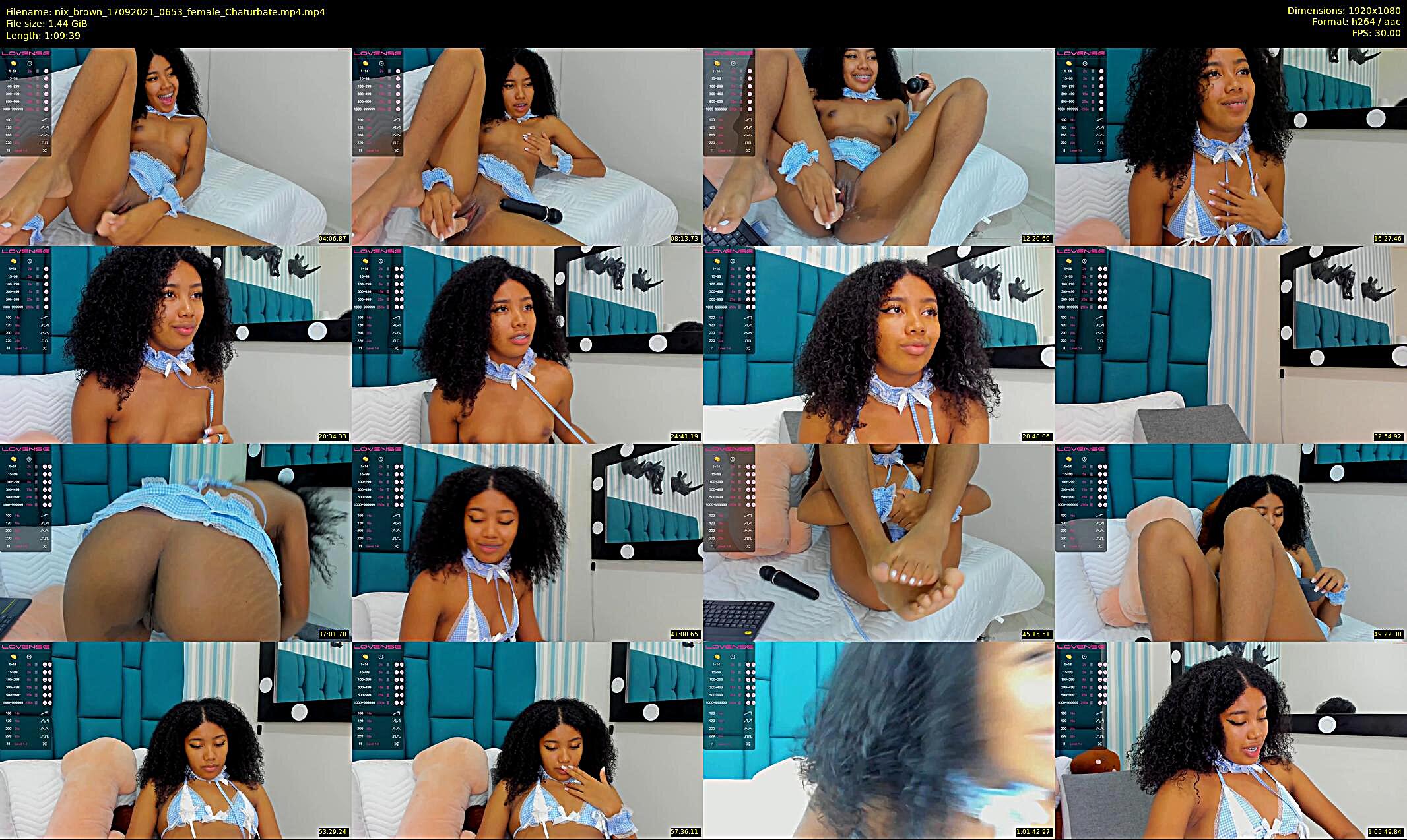 nix_brown — 70 minute Chaturbate female cam show recording, 1080p, Sep 17, 2021