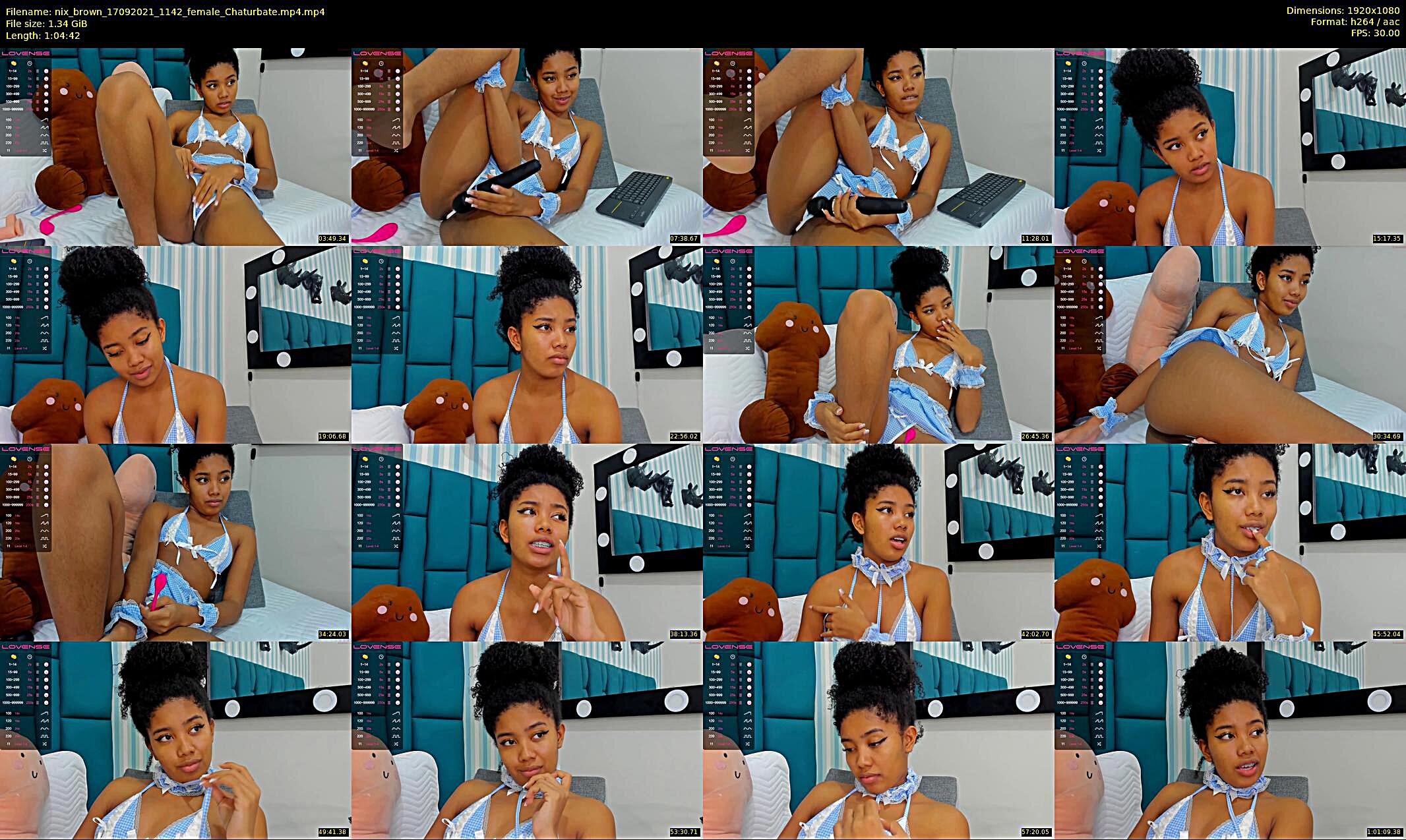 nix_brown — 65 minute Chaturbate female cam show recording, 1080p, Sep 17, 2021