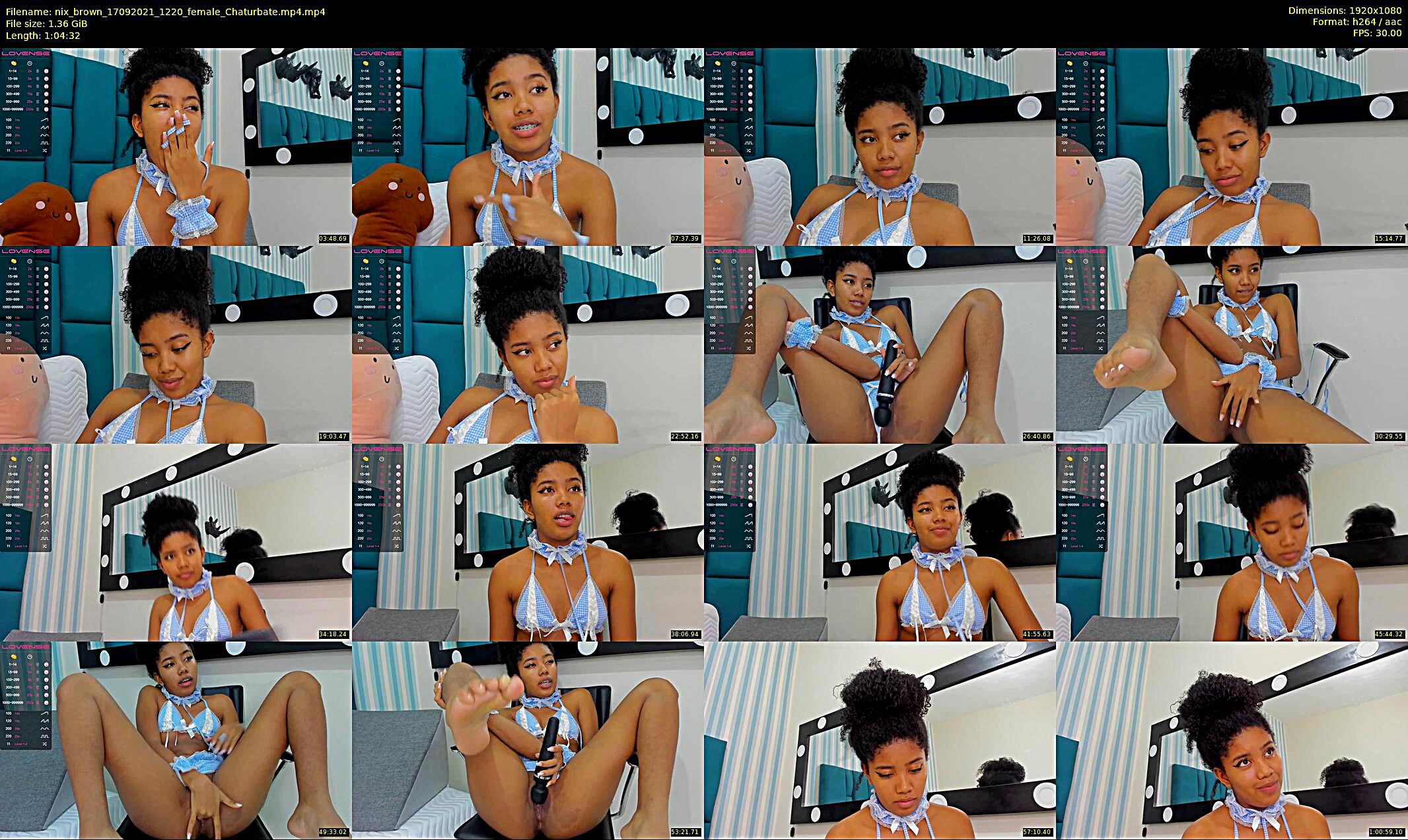 nix_brown — 65 minute Chaturbate female cam show recording, 1080p, Sep 17, 2021