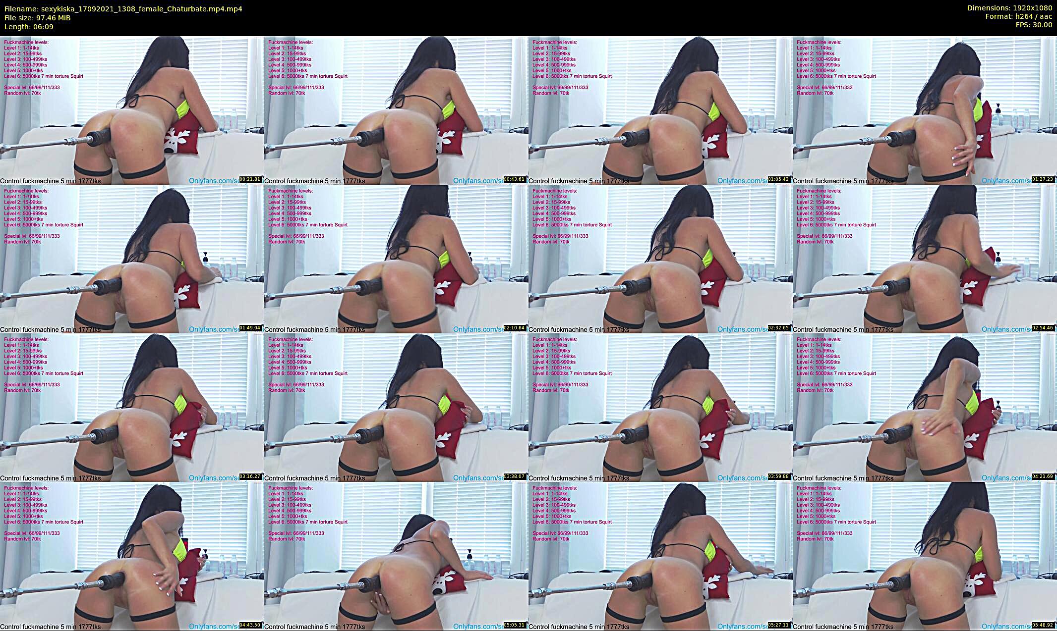 sexykiska — 7 minute Chaturbate female cam show recording, 1080p, Sep 17, 2021