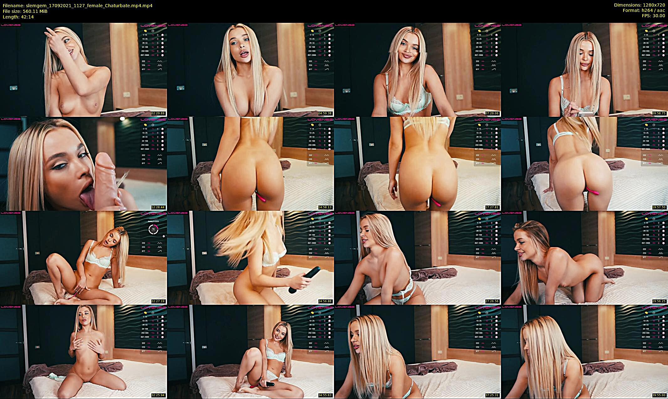 slemgem — 43 minute Chaturbate couple cam show recording, 720p, Sep 17, 2021