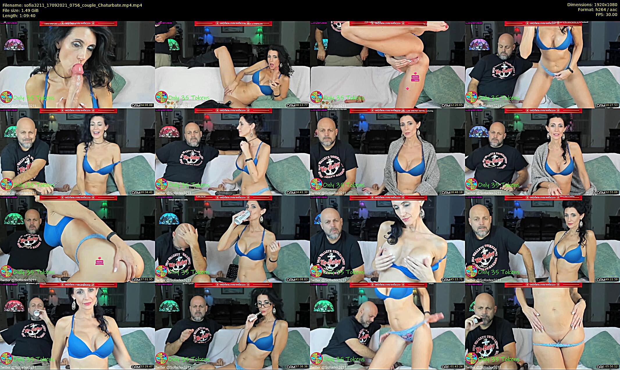 sofia3211 — 70 minute Chaturbate couple cam show recording, 1080p, Sep 17, 2021