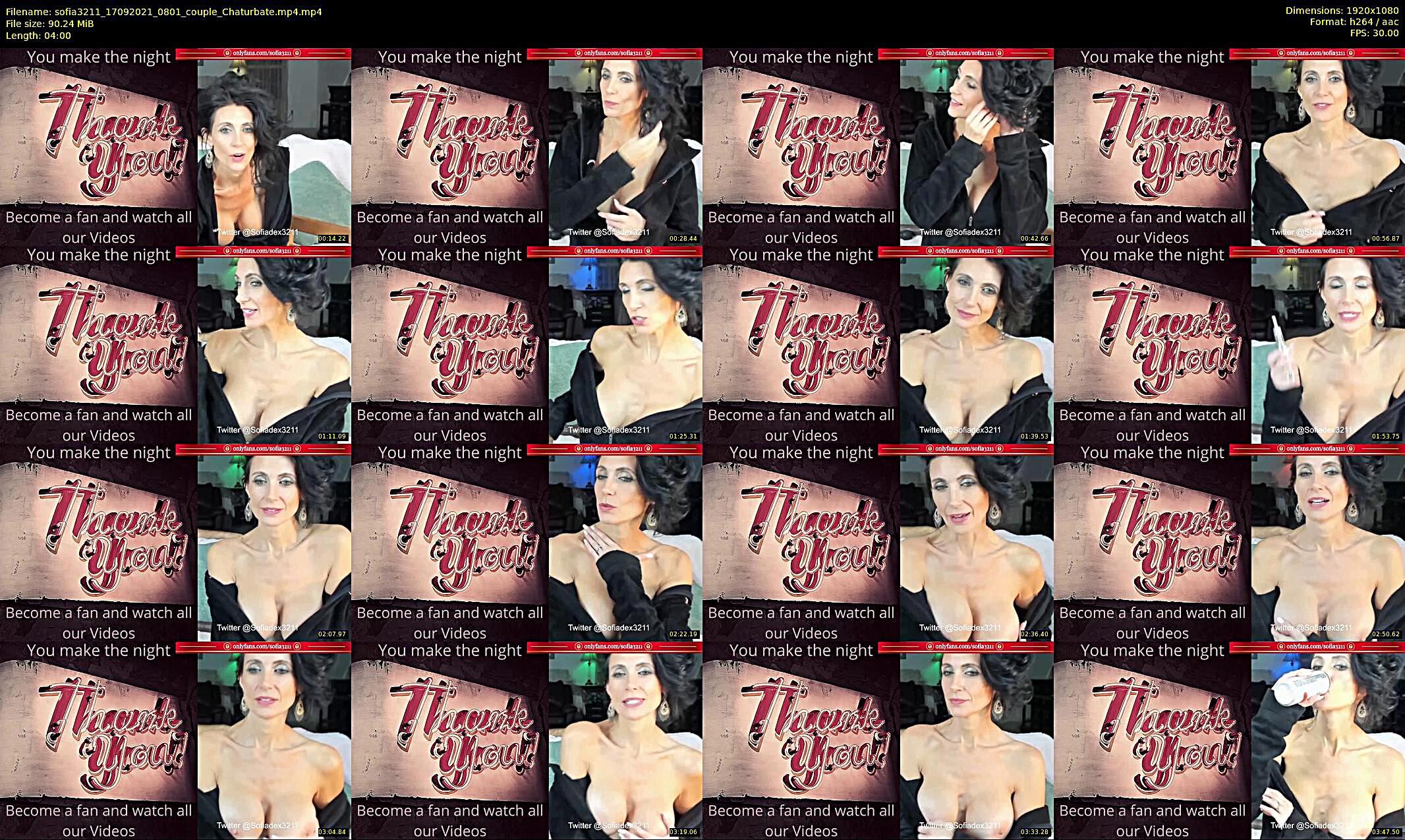 sofia3211 — 4 minute Chaturbate couple cam show recording, 1080p, Sep 17, 2021