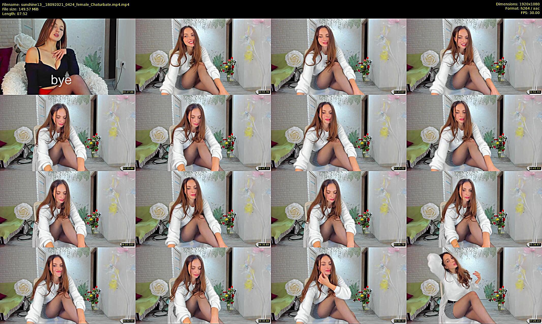 sunshine13_ — 8 minute Chaturbate female cam show recording, 1080p, Sep 18, 2021