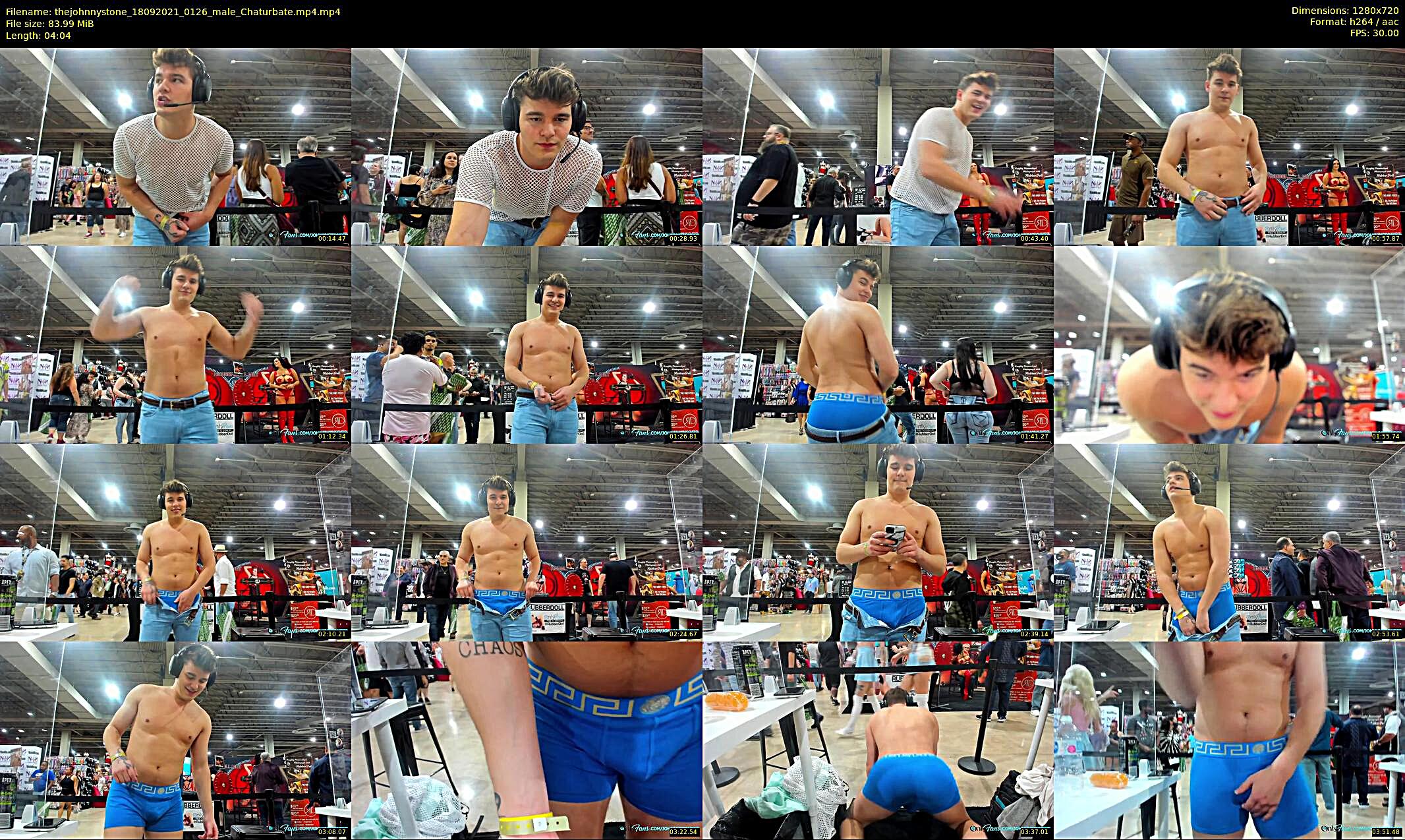 thejohnnystone — 5 minute Chaturbate male cam show recording, 720p, Sep 18, 2021