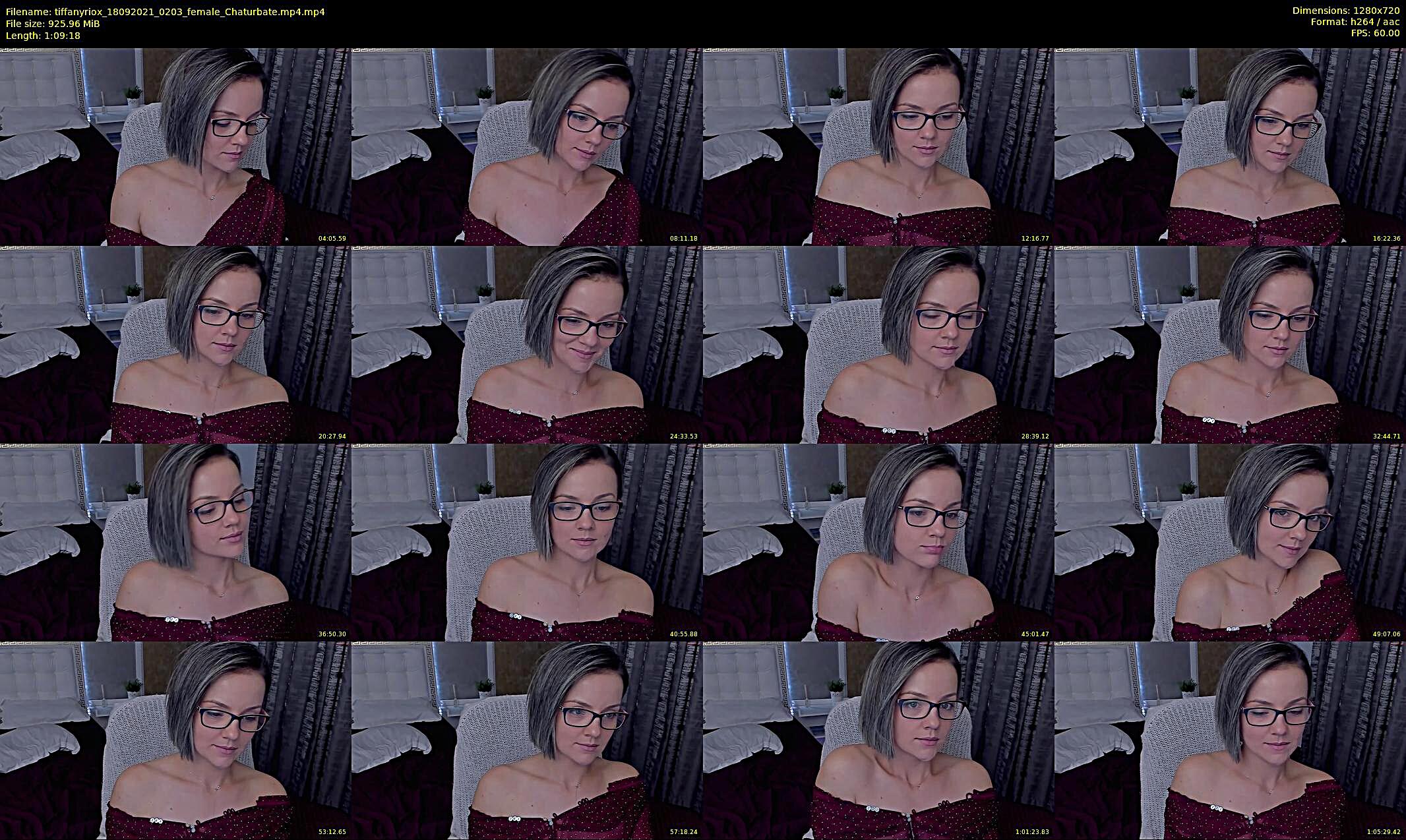 tiffanyriox — 70 minute Chaturbate female cam show recording, 720p, Sep 18, 2021