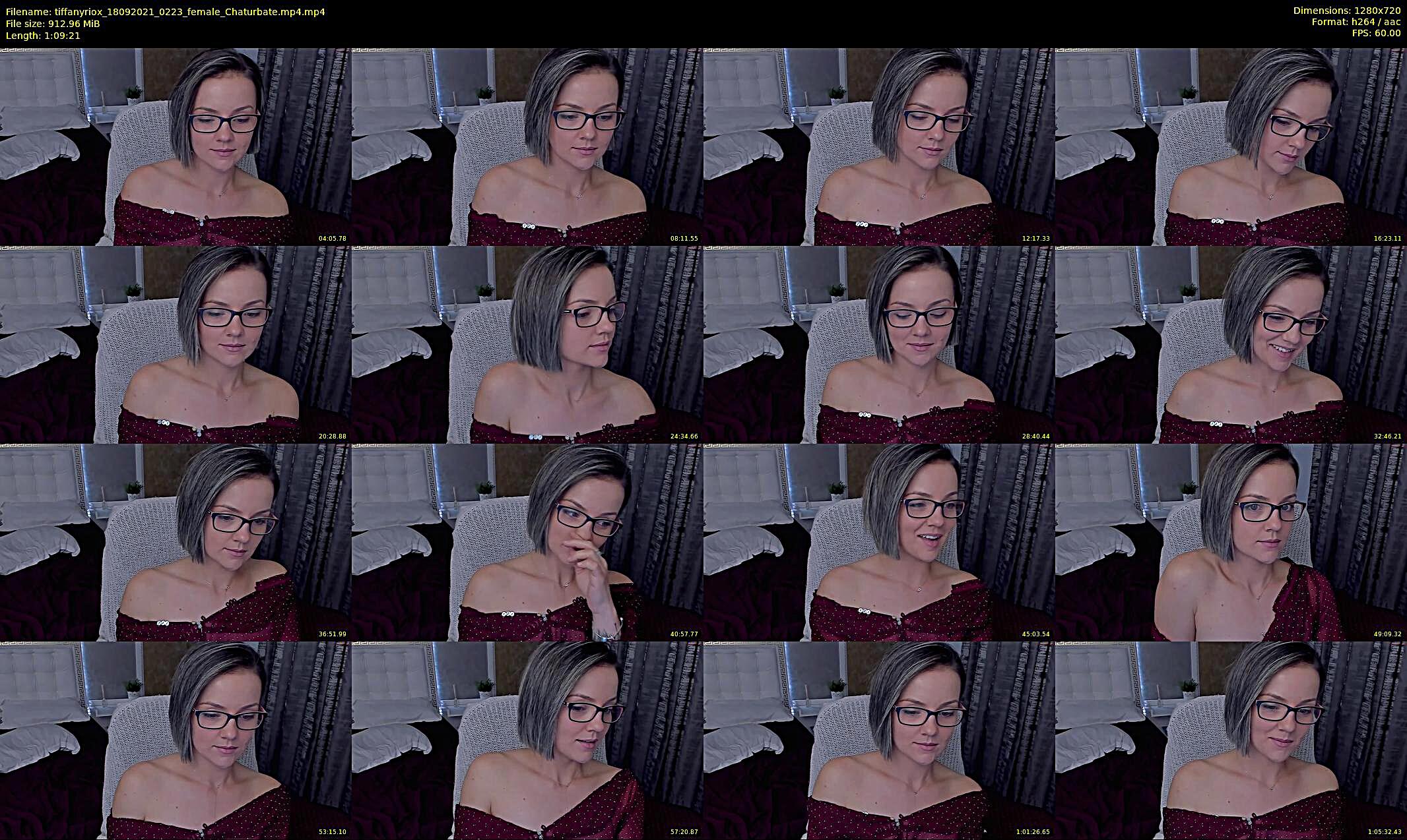 tiffanyriox — 70 minute Chaturbate female cam show recording, 720p, Sep 18, 2021