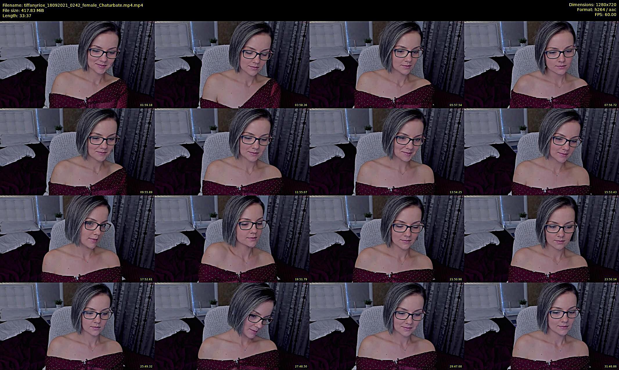 tiffanyriox — 15 minute Chaturbate female cam show recording, 720p, Sep 18, 2021
