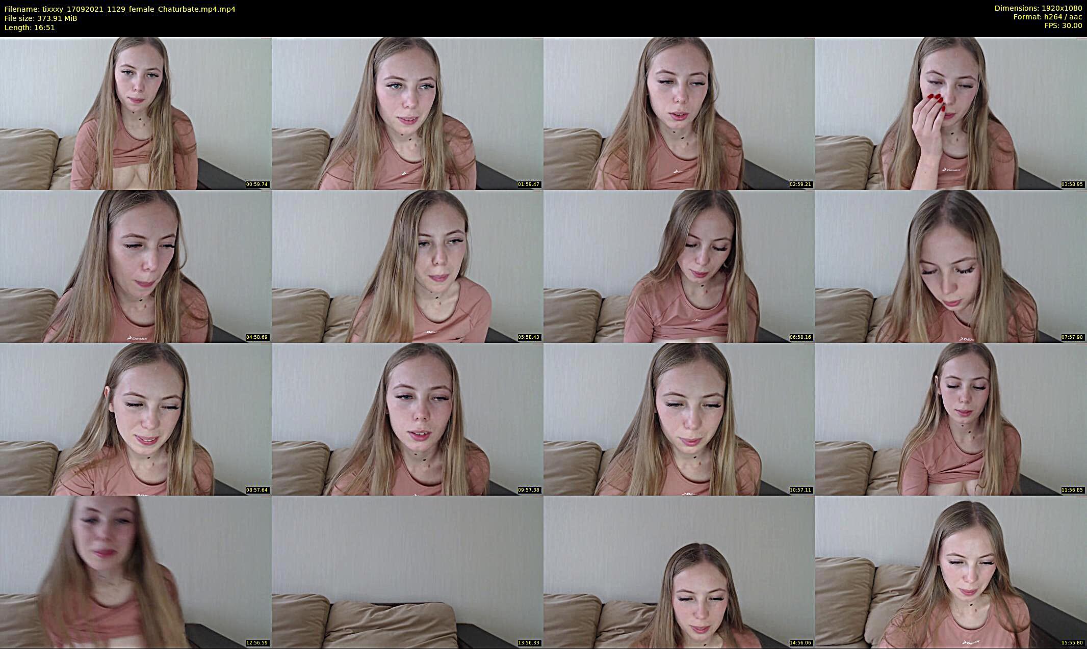 tixxxy — 17 minute Chaturbate female cam show recording, 1080p, Sep 17, 2021