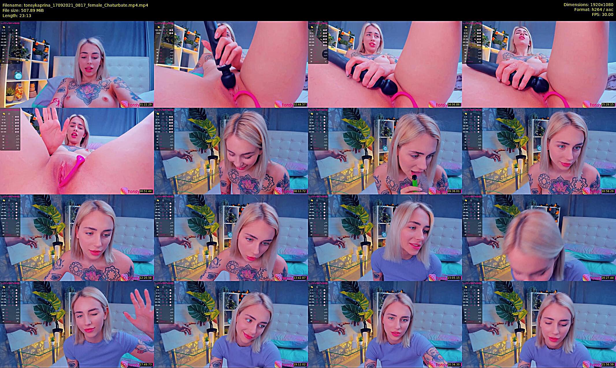 tonsykaprina — 24 minute Chaturbate couple cam show recording, 1080p, Sep 17, 2021