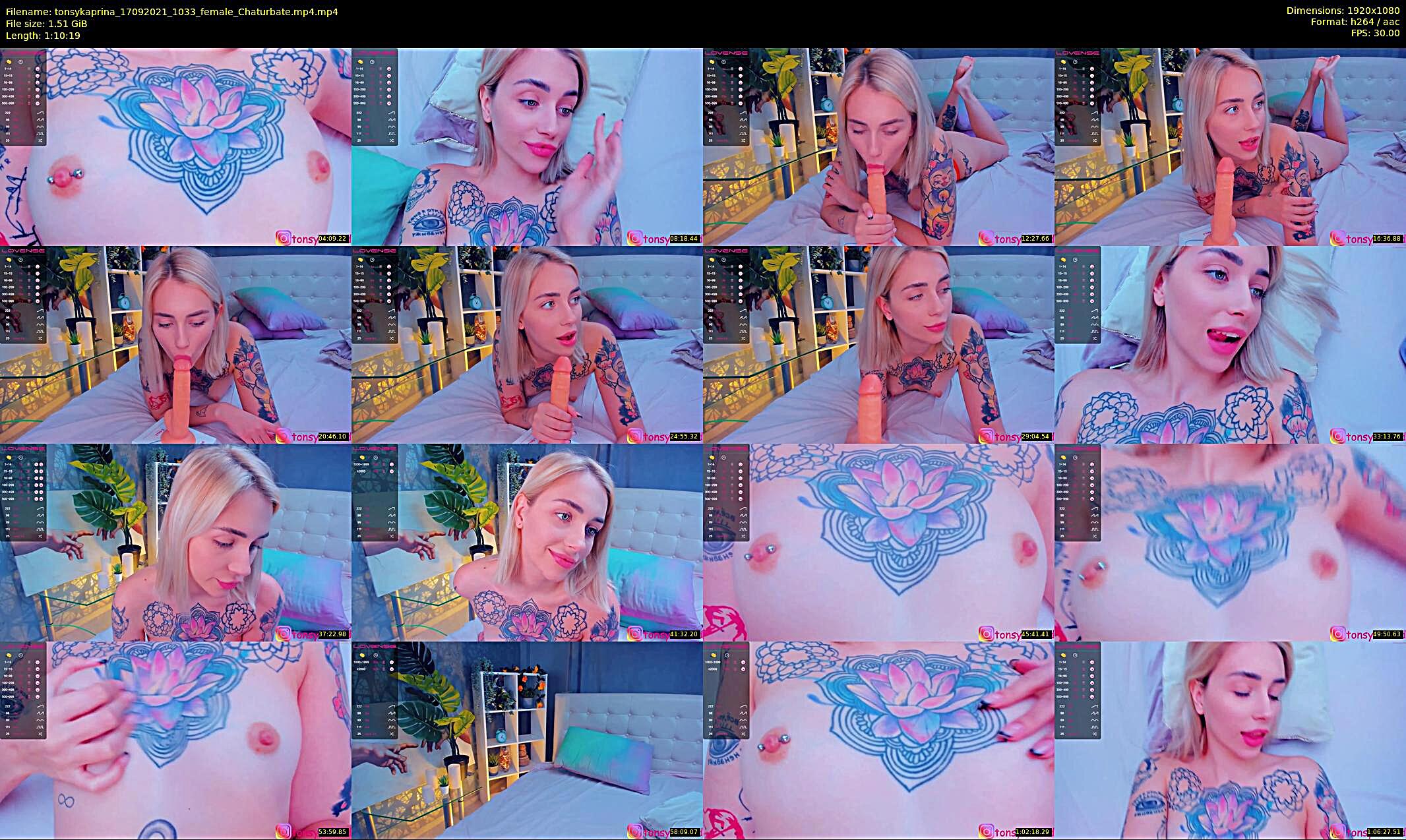 tonsykaprina — 71 minute Chaturbate couple cam show recording, 1080p, Sep 17, 2021