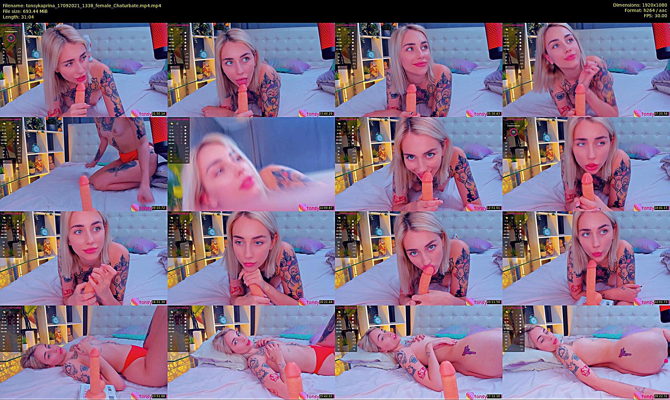 tonsykaprina — 32 minute Chaturbate couple cam show recording, 1080p, Sep 17, 2021
