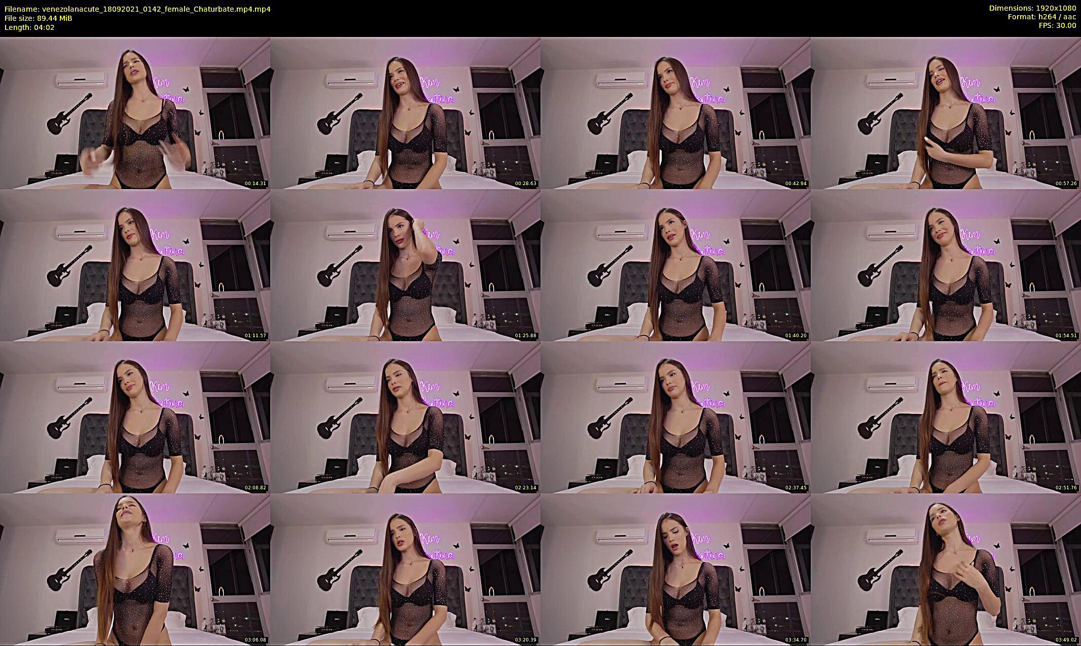 venezolanacute — 5 minute Chaturbate female cam show recording, 1080p, Sep 18, 2021