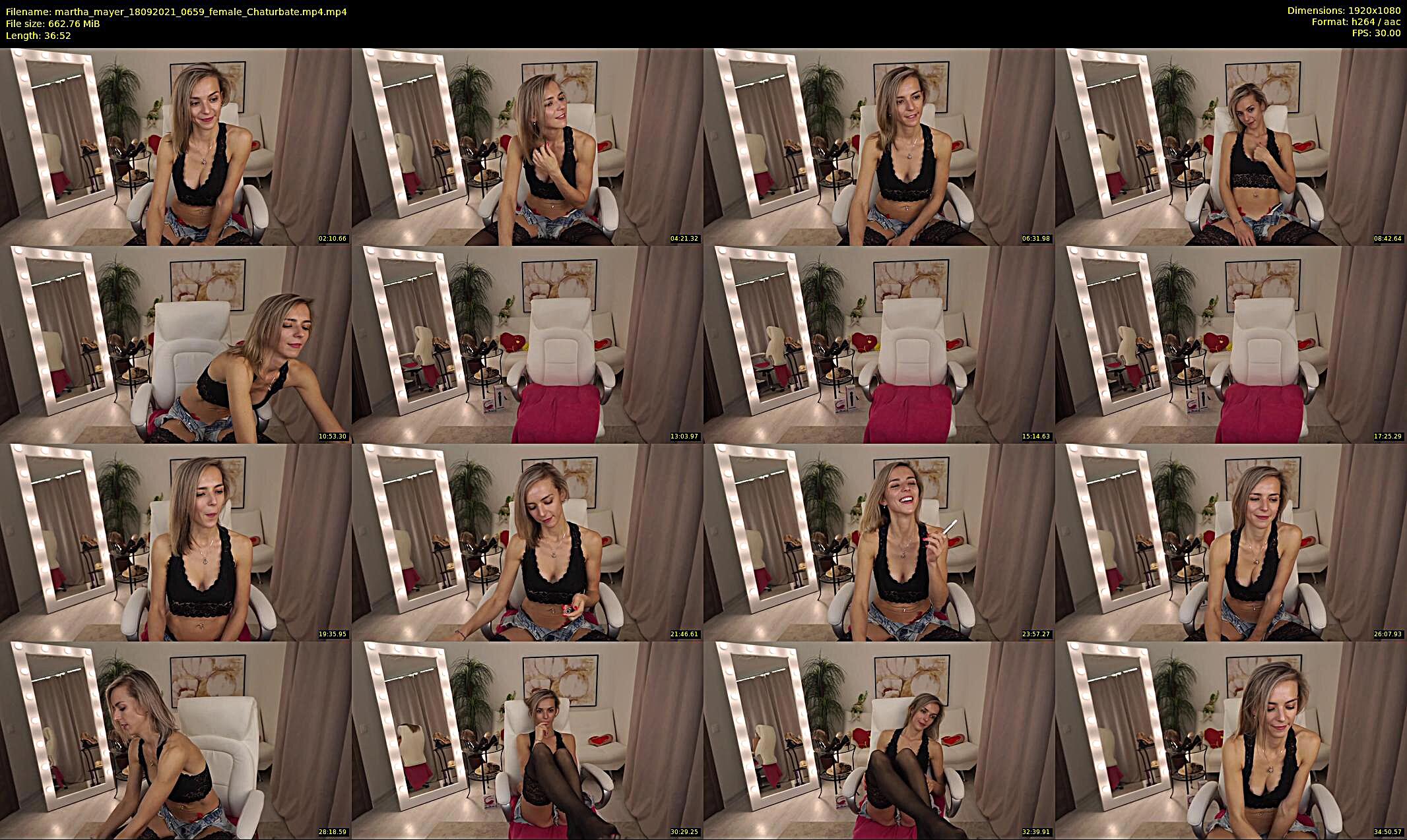 martha_mayer — 37 minute Chaturbate female cam show recording, 1080p, Sep 18, 2021