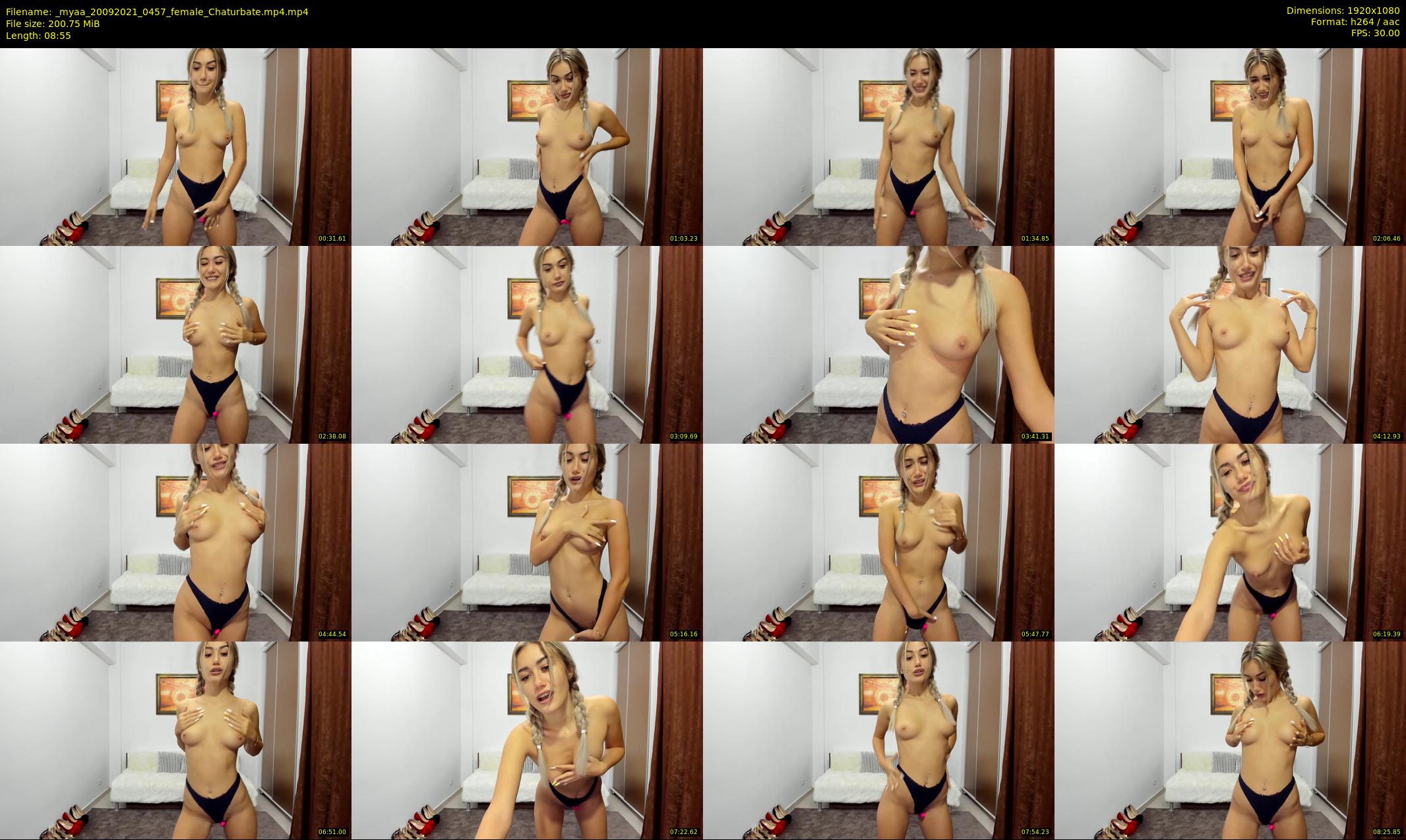 _myaa — 9 minute Chaturbate female cam show recording, 1080p, Sep 20, 2021